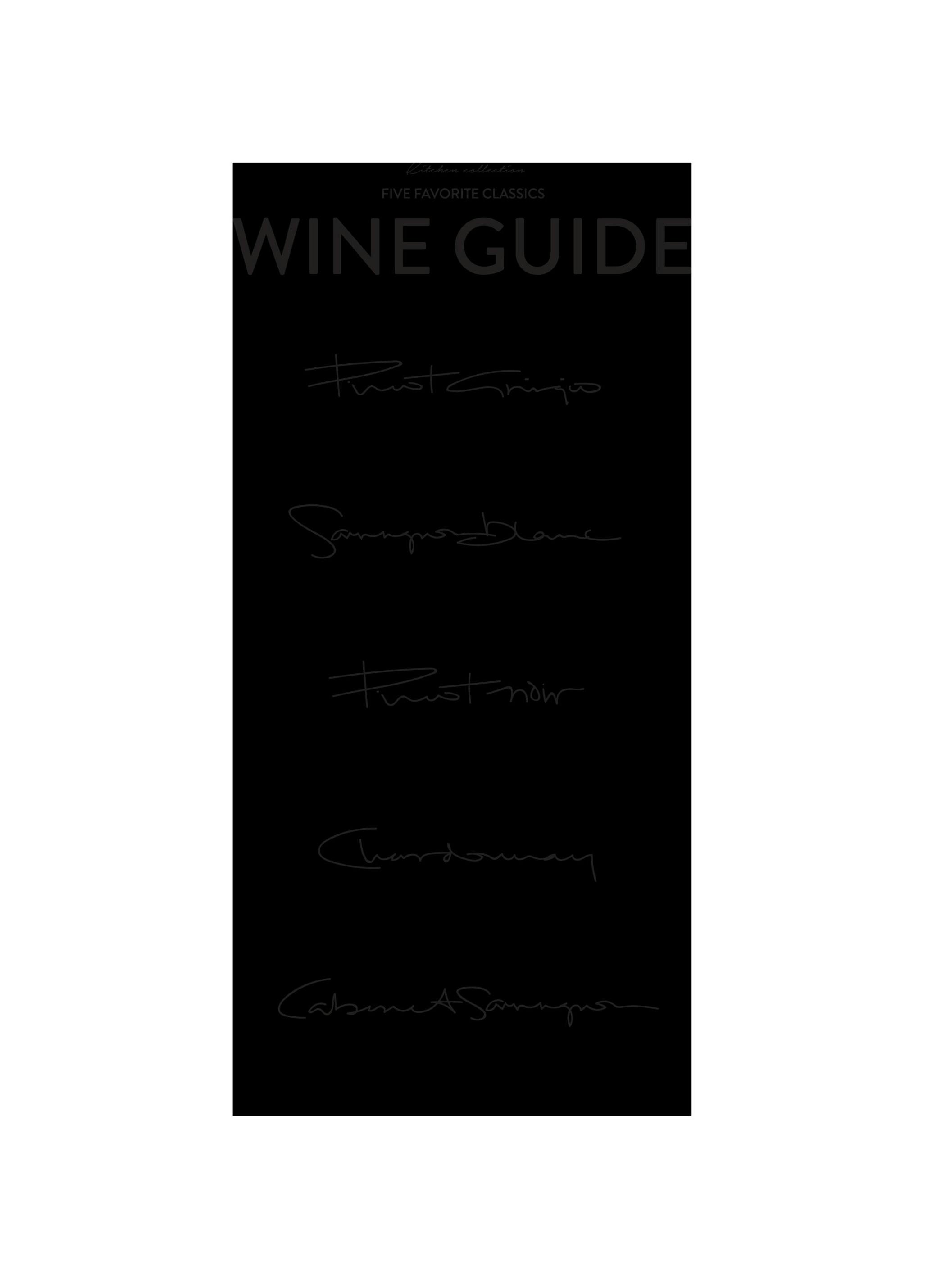 Five Wine Classics Poster (50x70 cm)- Poster con testi e citazioni