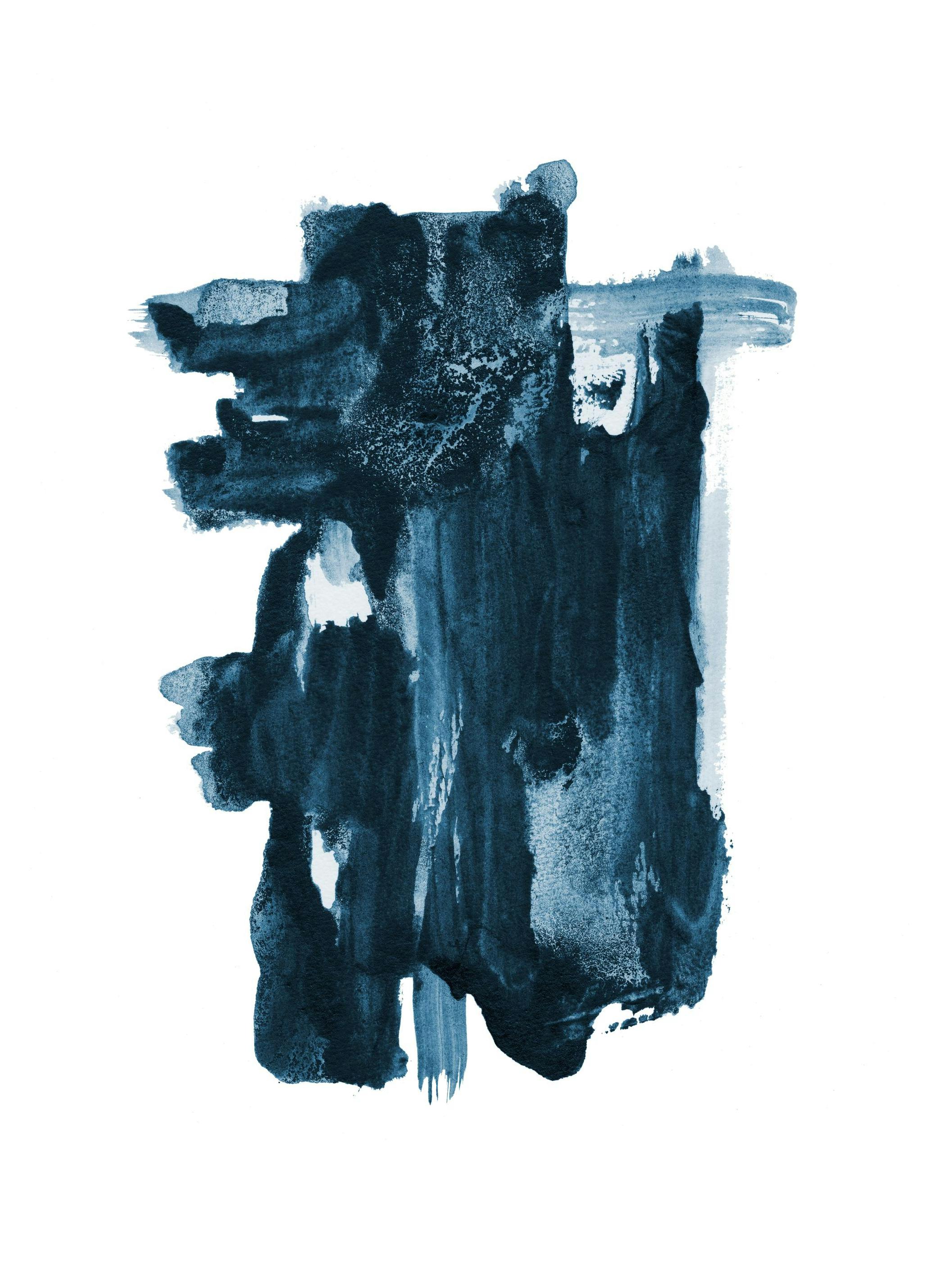 Prints - Indigo Blue Print (50x70 cm) - Art prints