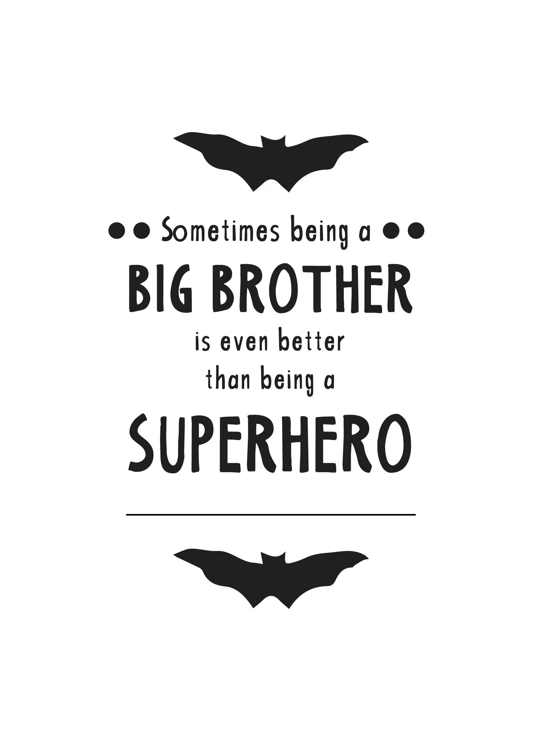Big Brother Poster (30x40 cm) - Kinderposters