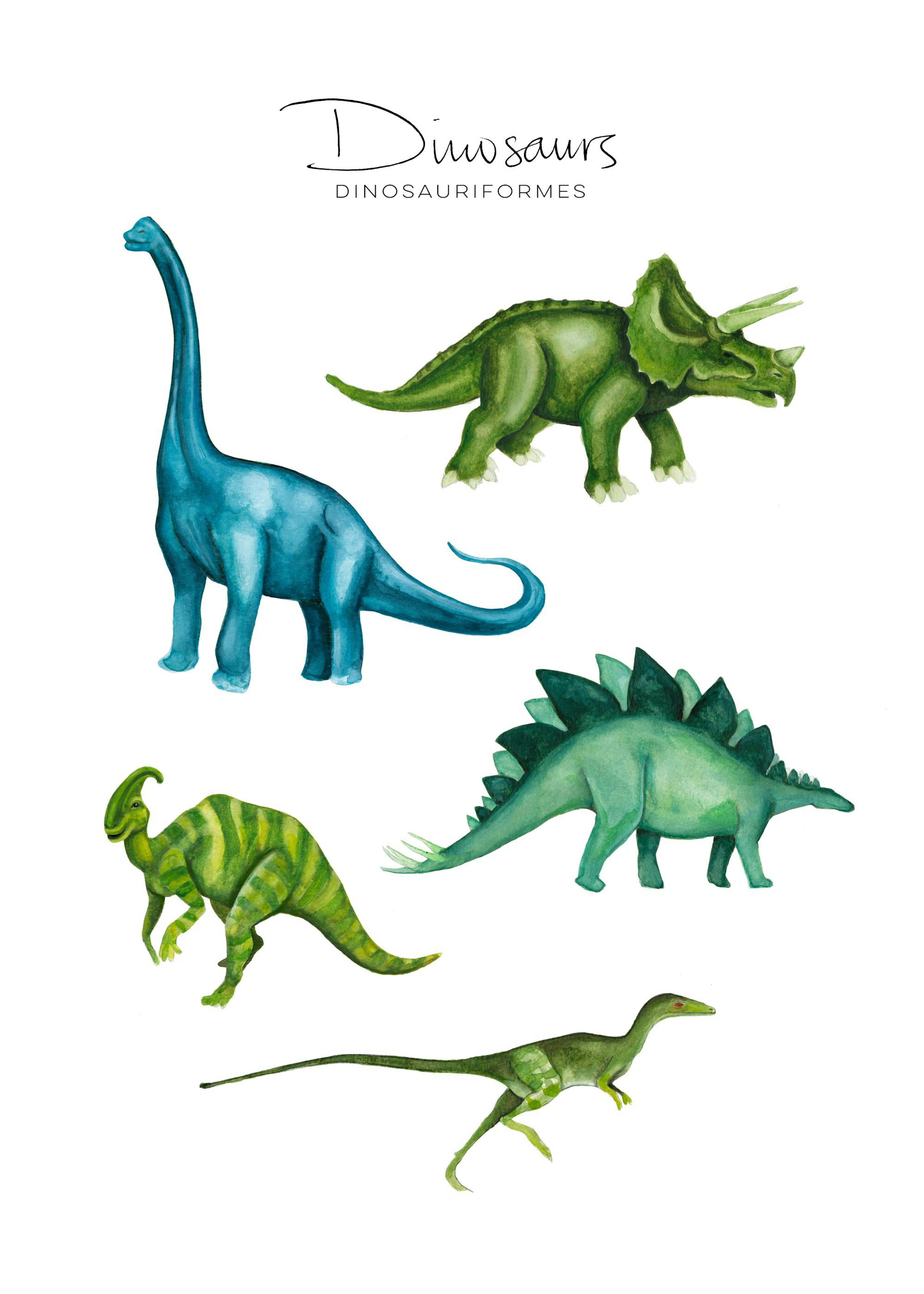 Dinosaurs Print 0