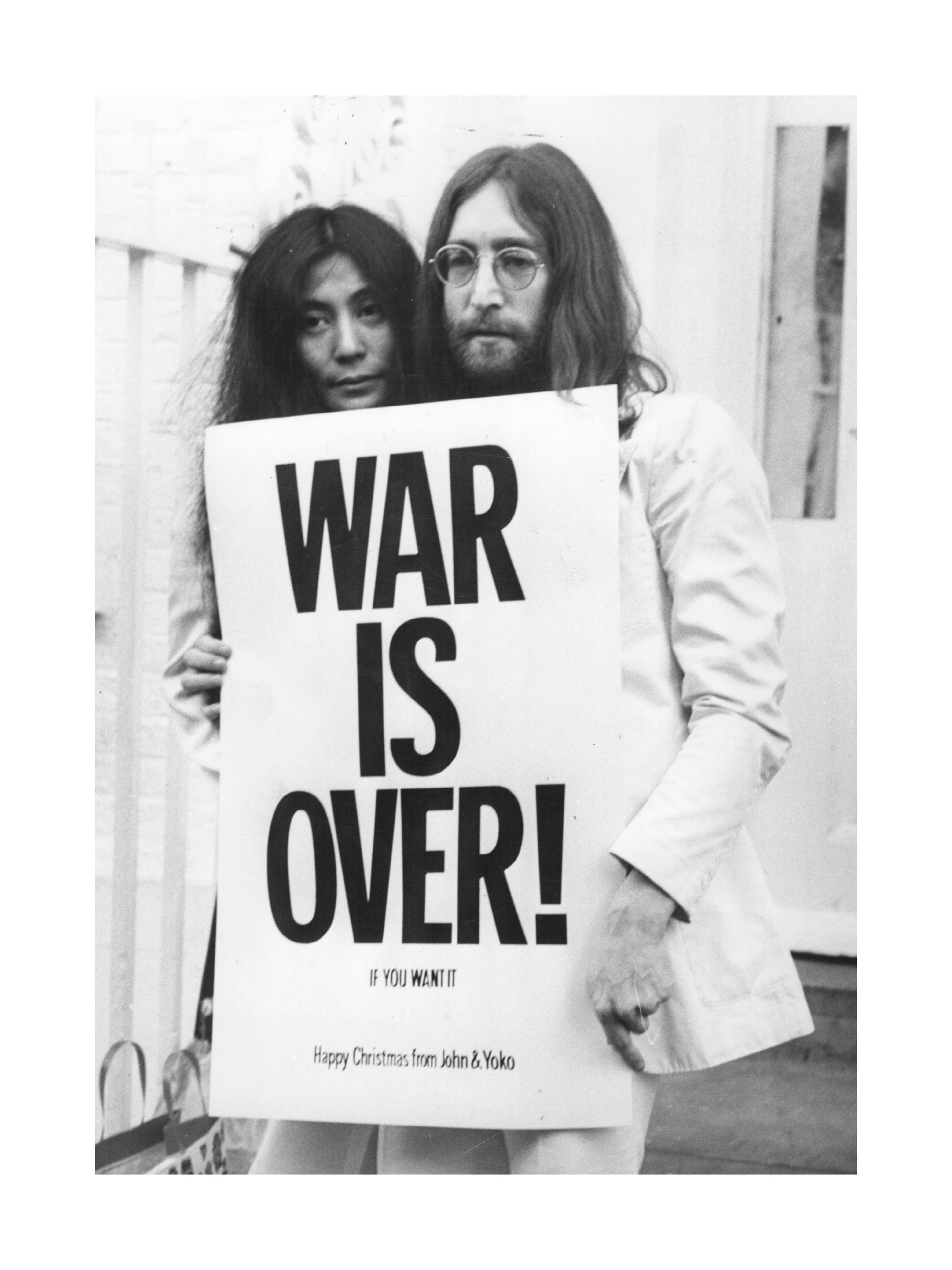s*e様 WAR IS OVER ジョンレノン ポスター額縁付オリジナルbeat 685ac3eee552fc706df53842_24808