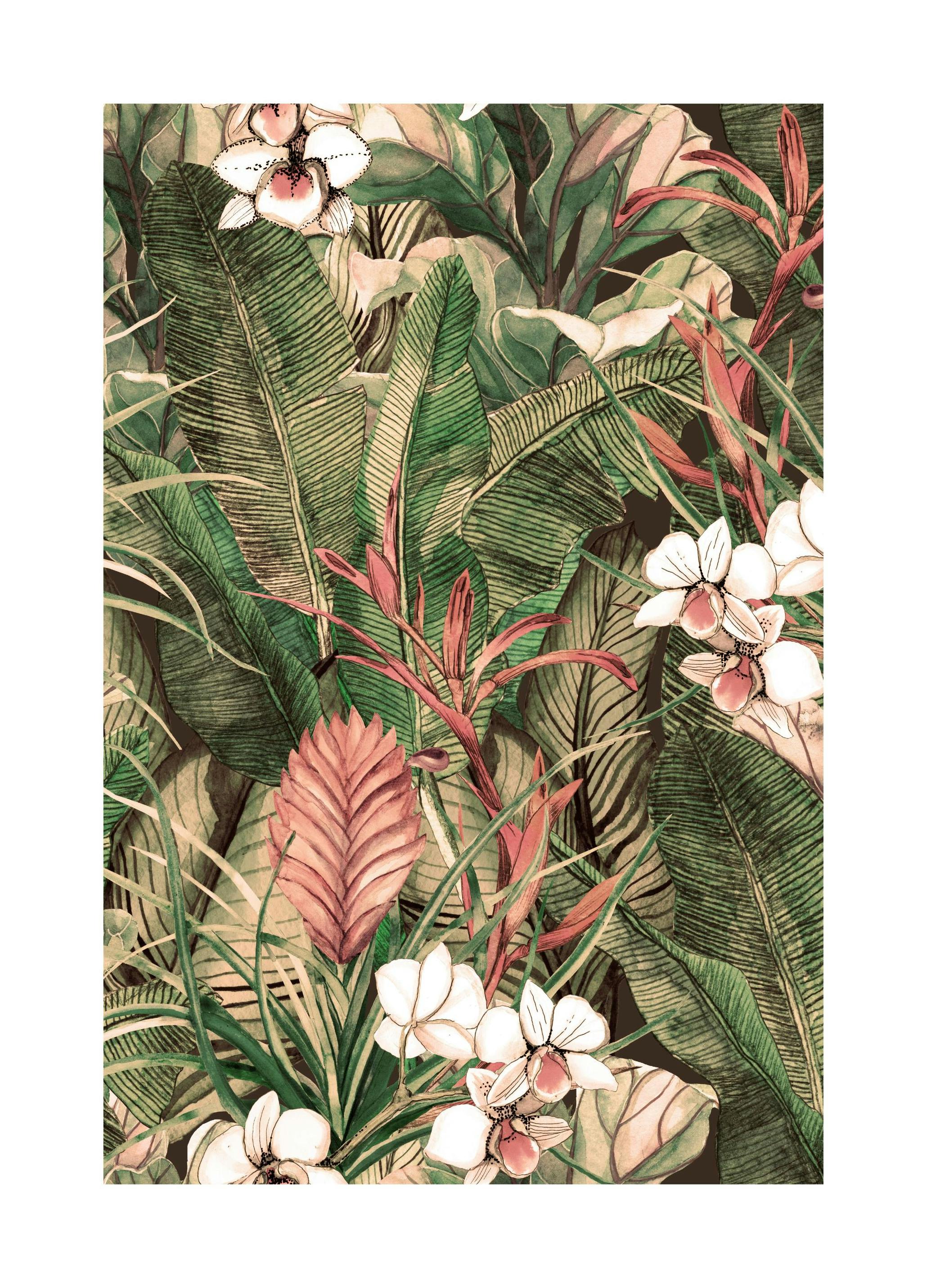 Botanical Pattern No1 Poster (70x100 cm) - Moderne kunst