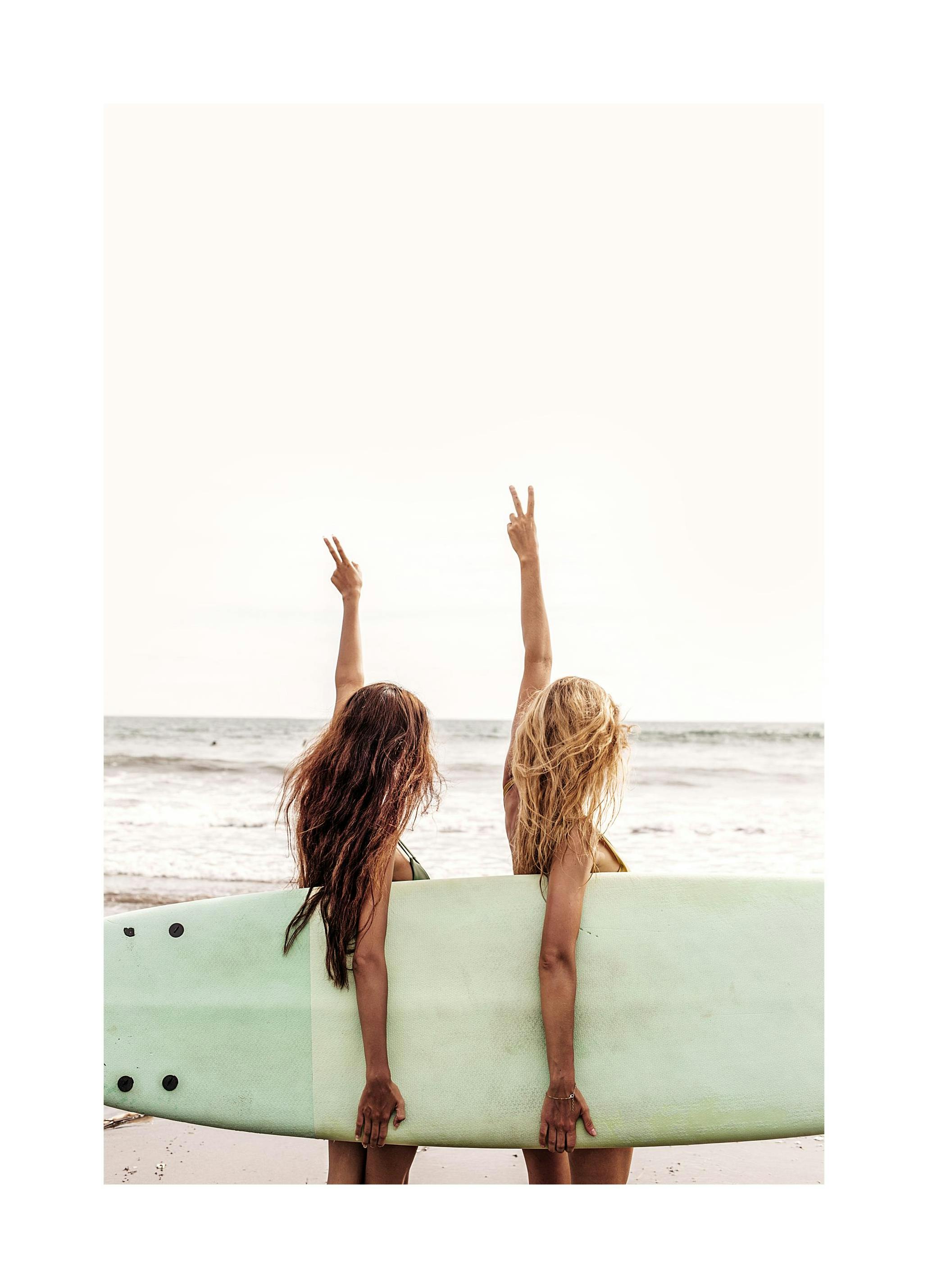 Surfer Girls Poster (30x40 cm)