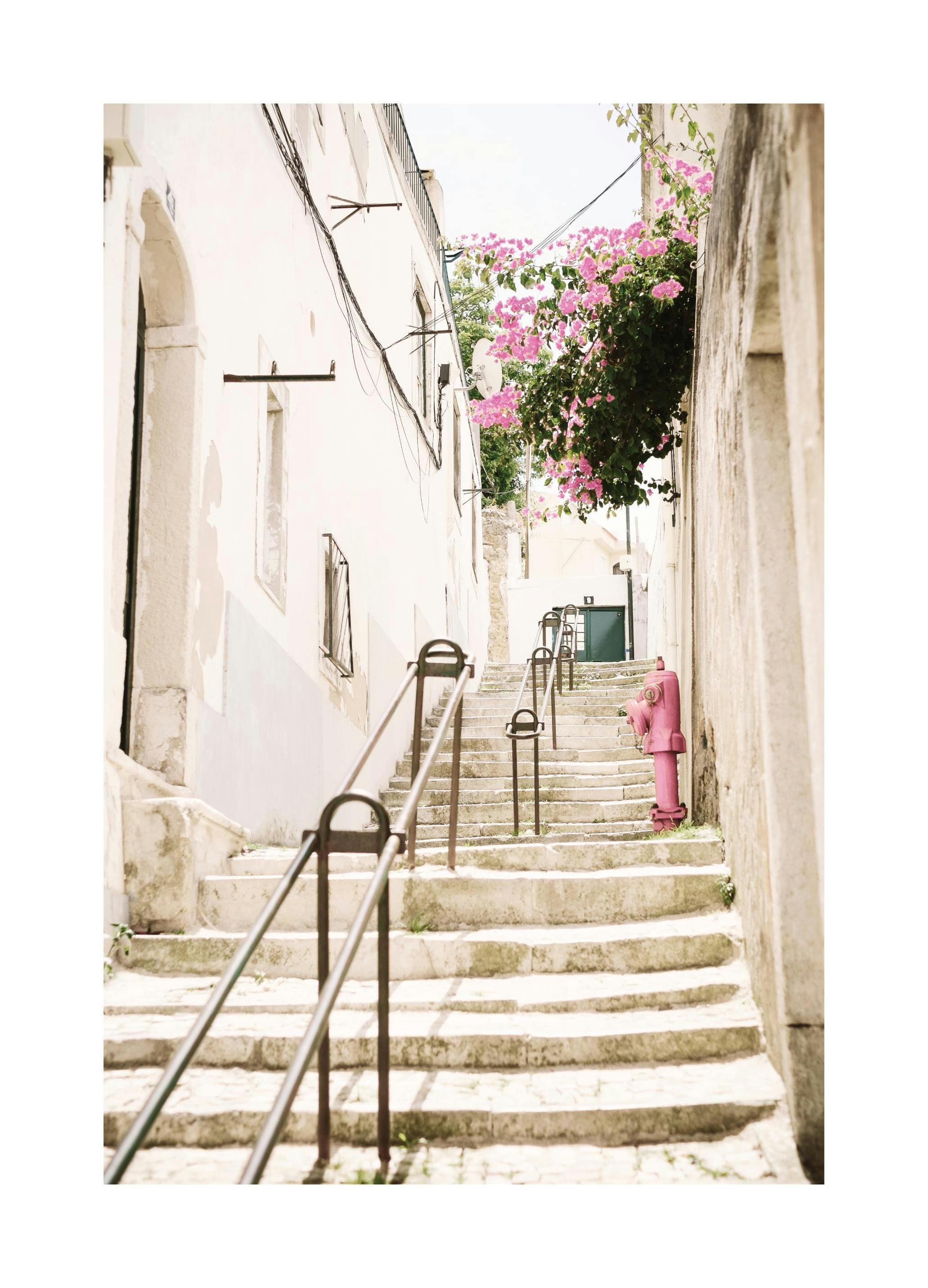 Lisbon Stairs Affiche (30x40 cm) - Photographies par Desenio