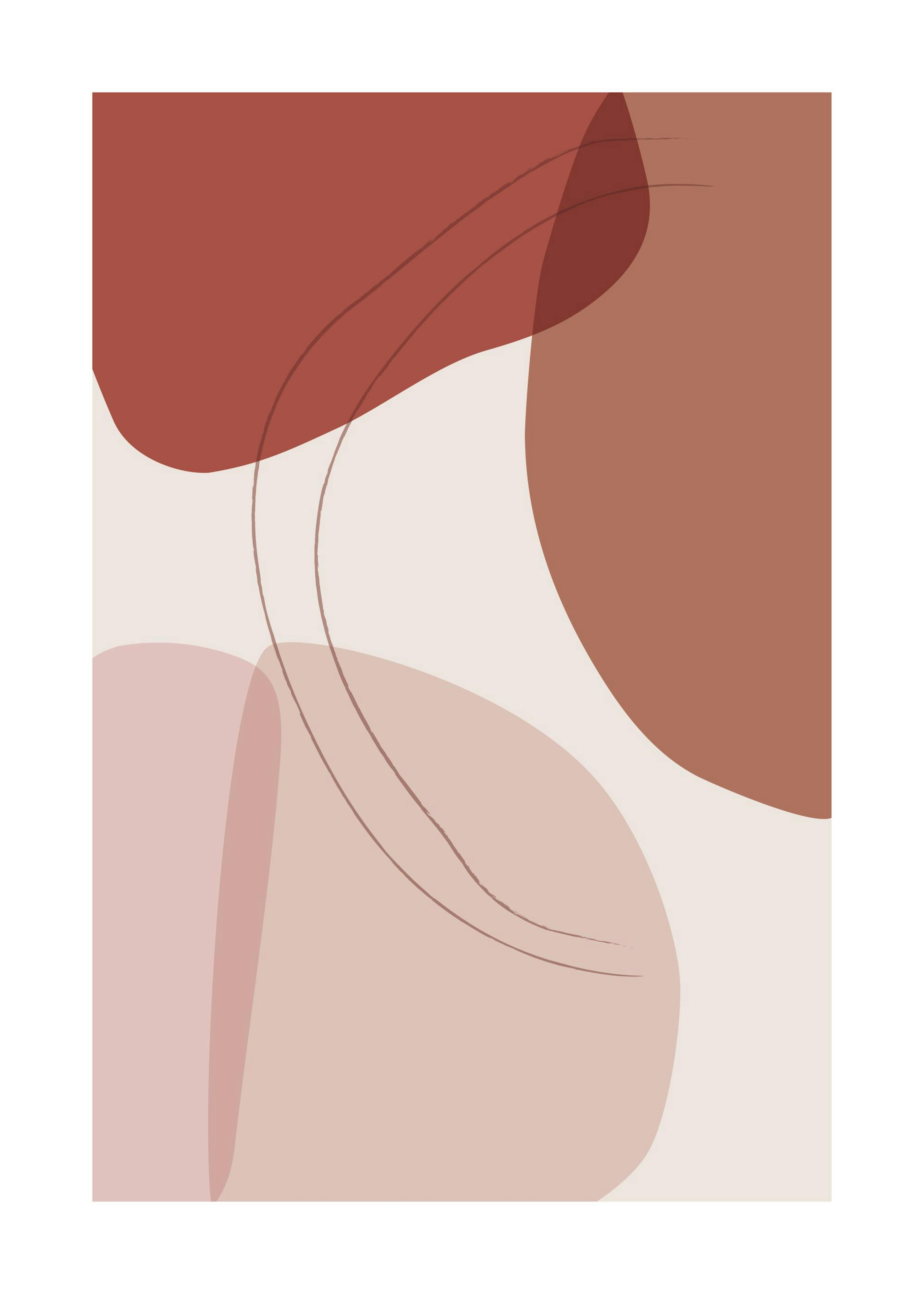 Graphic Shapes and Lines No2 Affiche 0