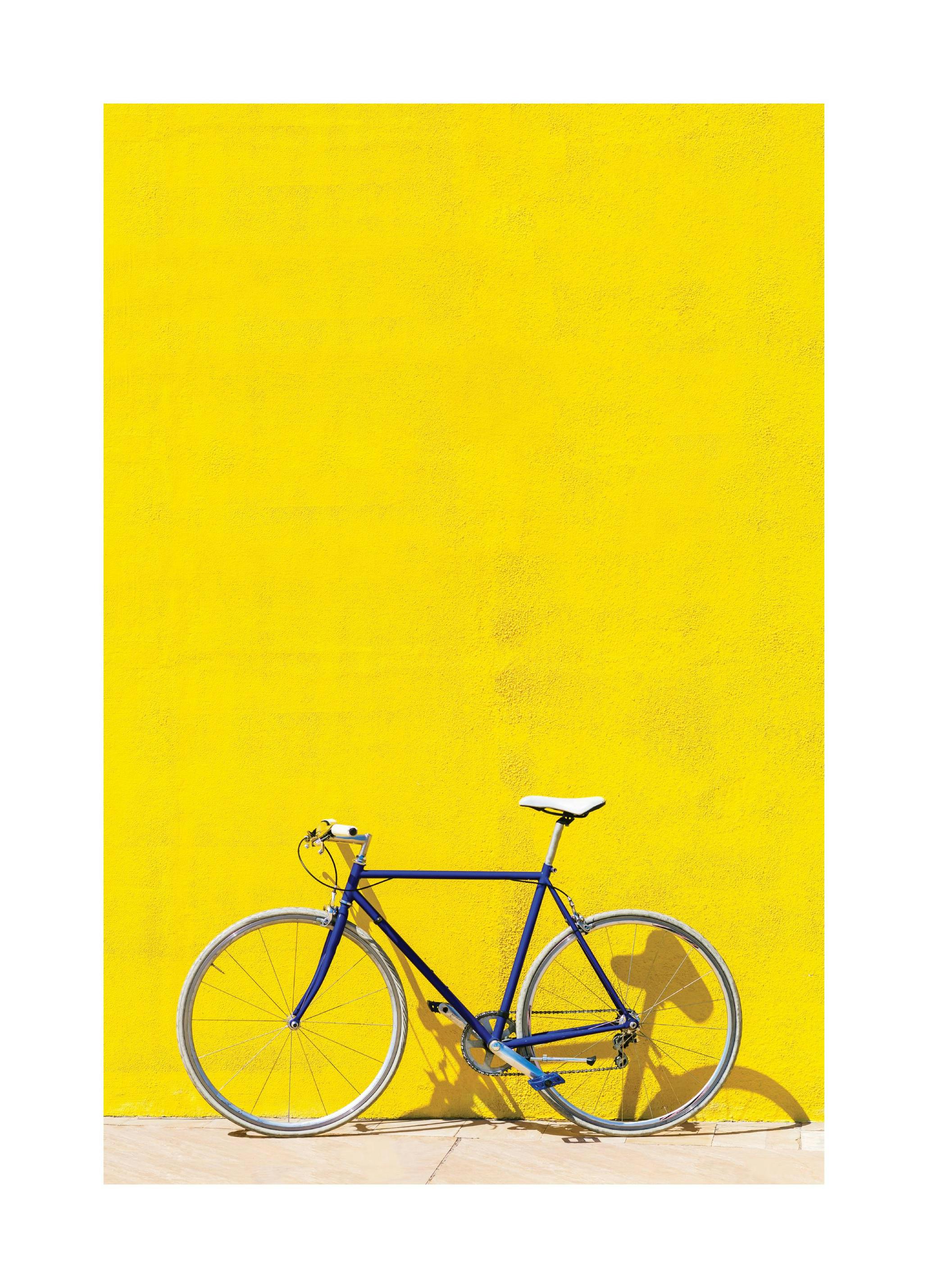 Yellow Bike Poster (30x40 cm)