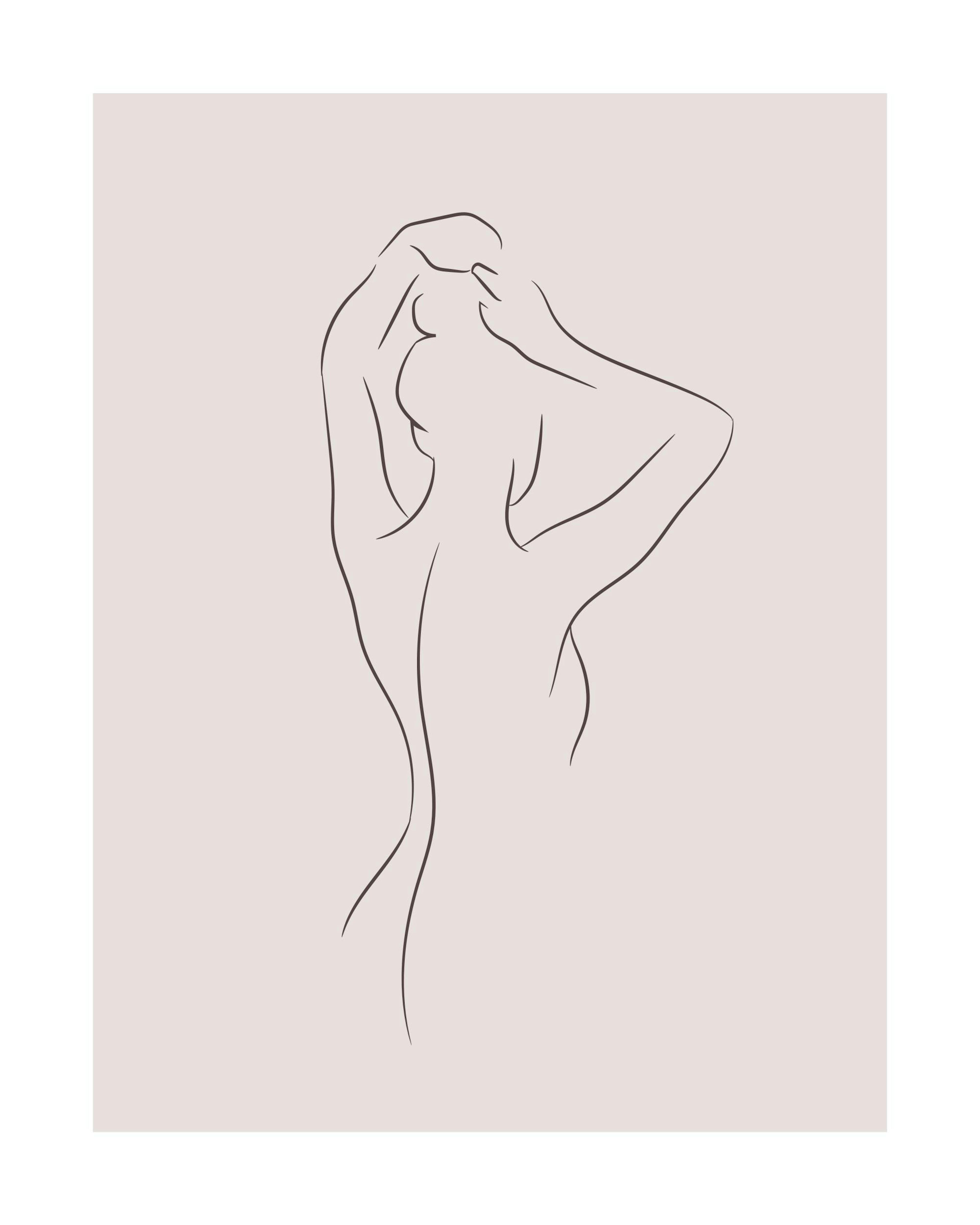 Simple Lines No1 Print 0