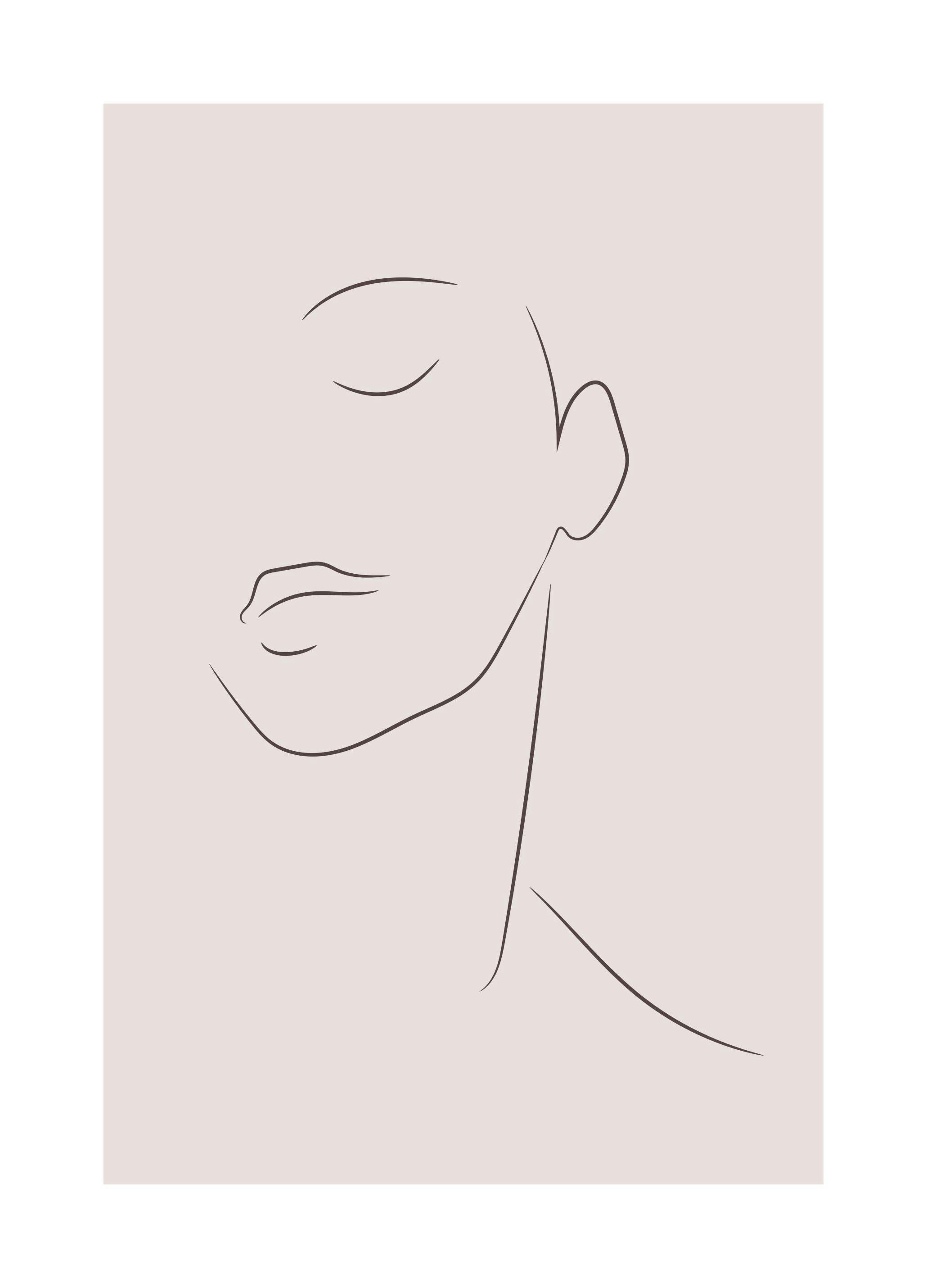 Prints - Simple Lines No2 Print (21x30 cm) - Art prints