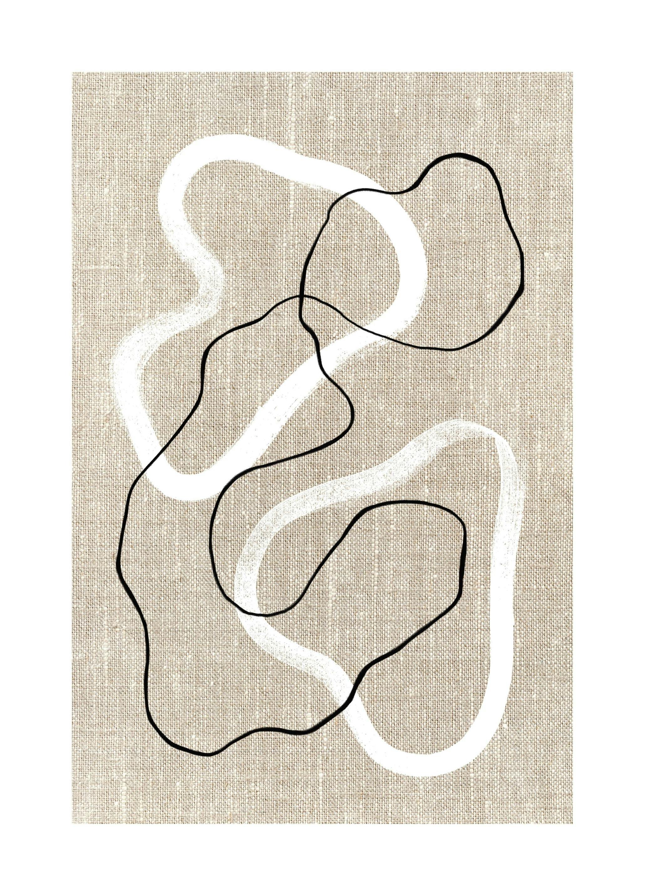 Texture Shapes No1 Poster (50x70 cm)