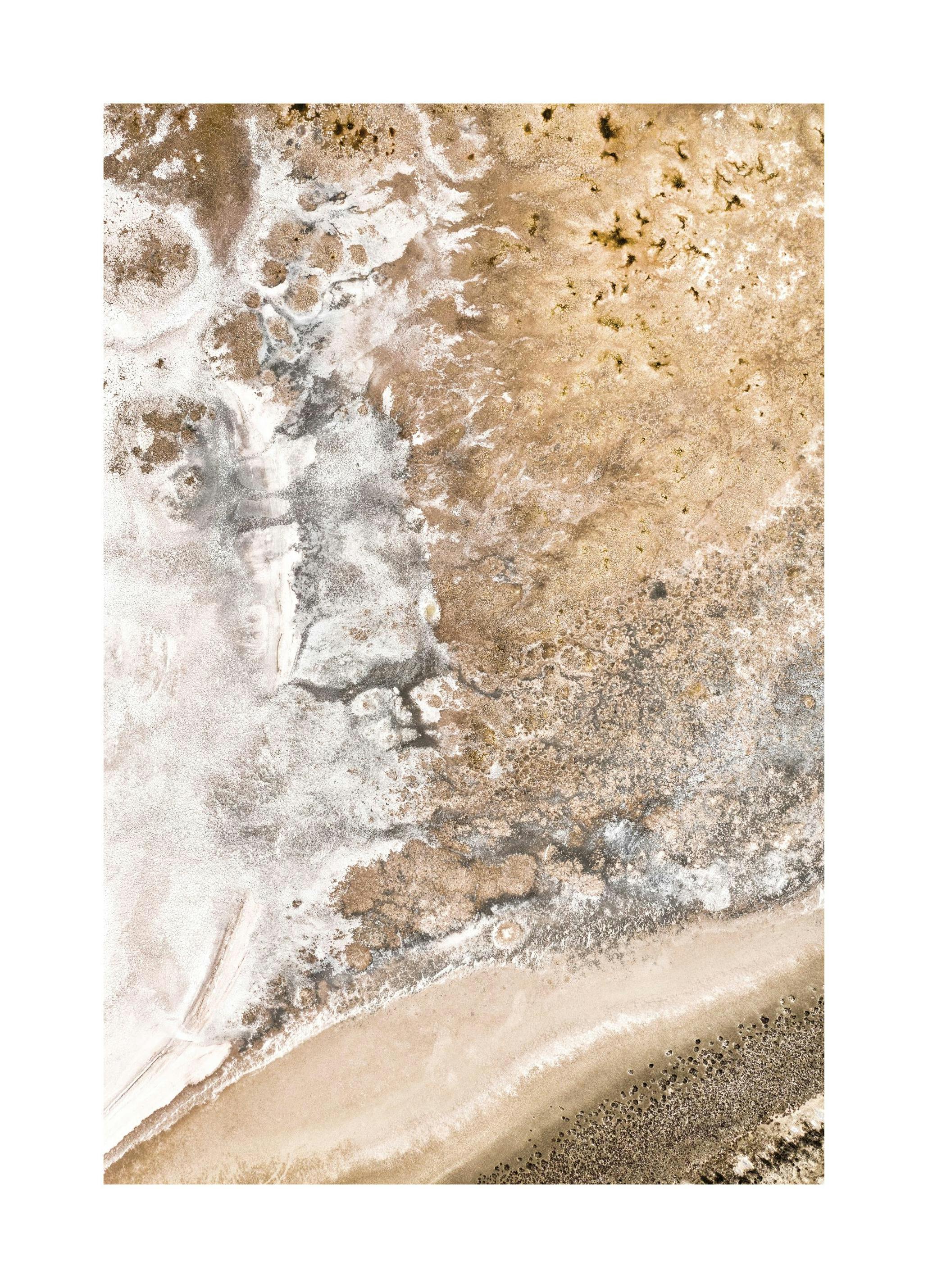 Prints - Golden Salt Lake Print (50x70 cm) - Nature prints