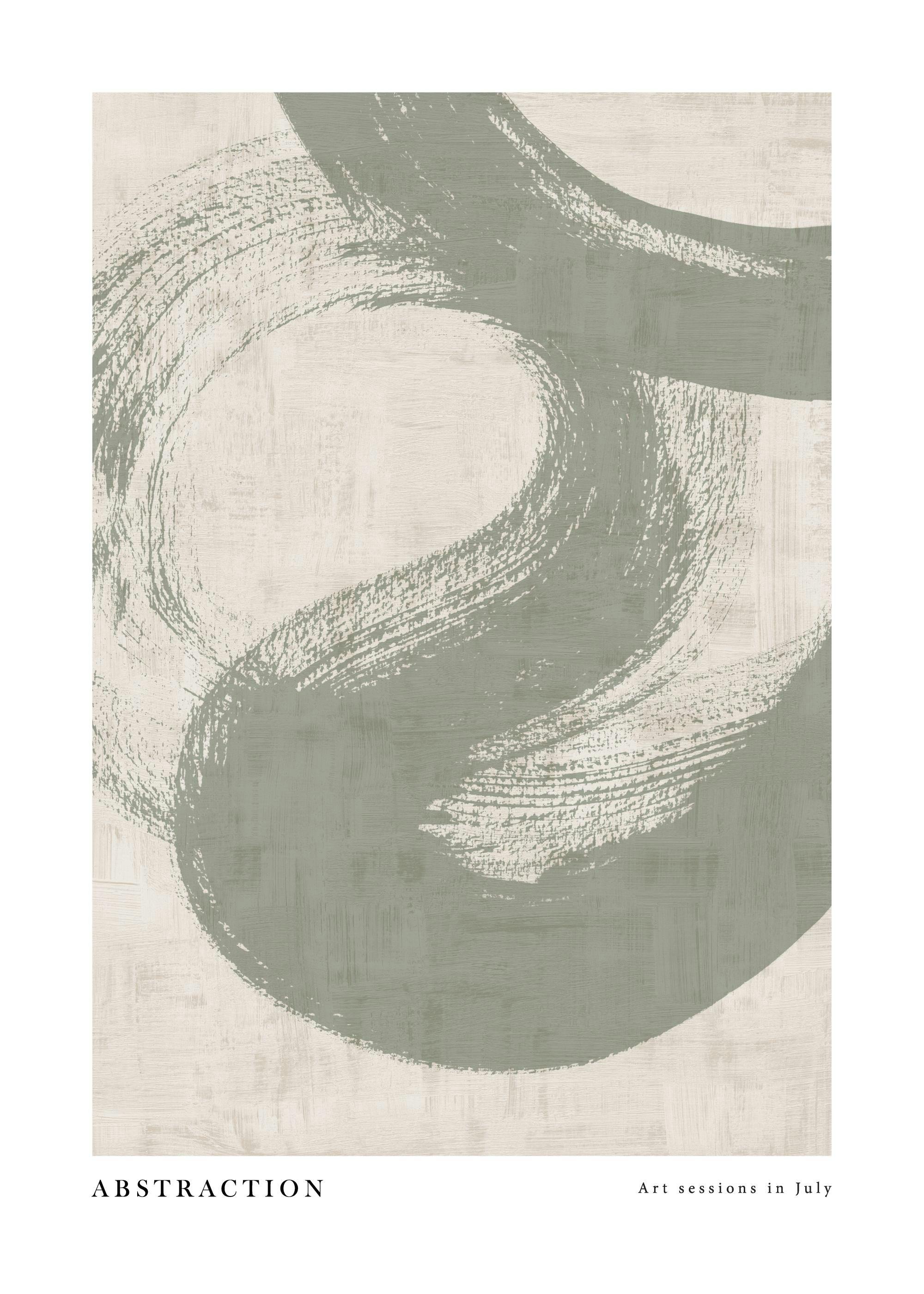 Green Abstraction No1 Poster 0