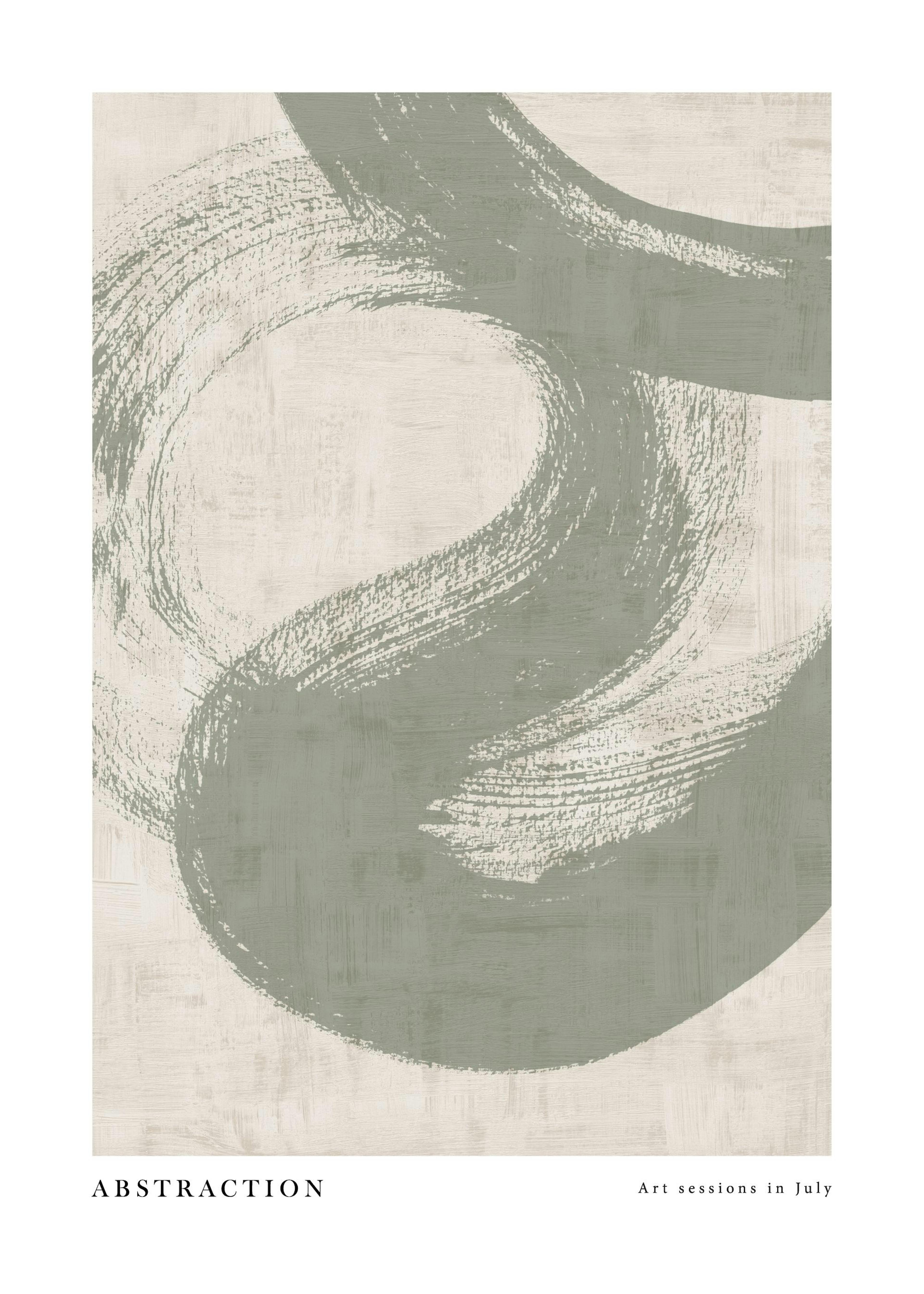 Green Abstraction No1 Poster 0