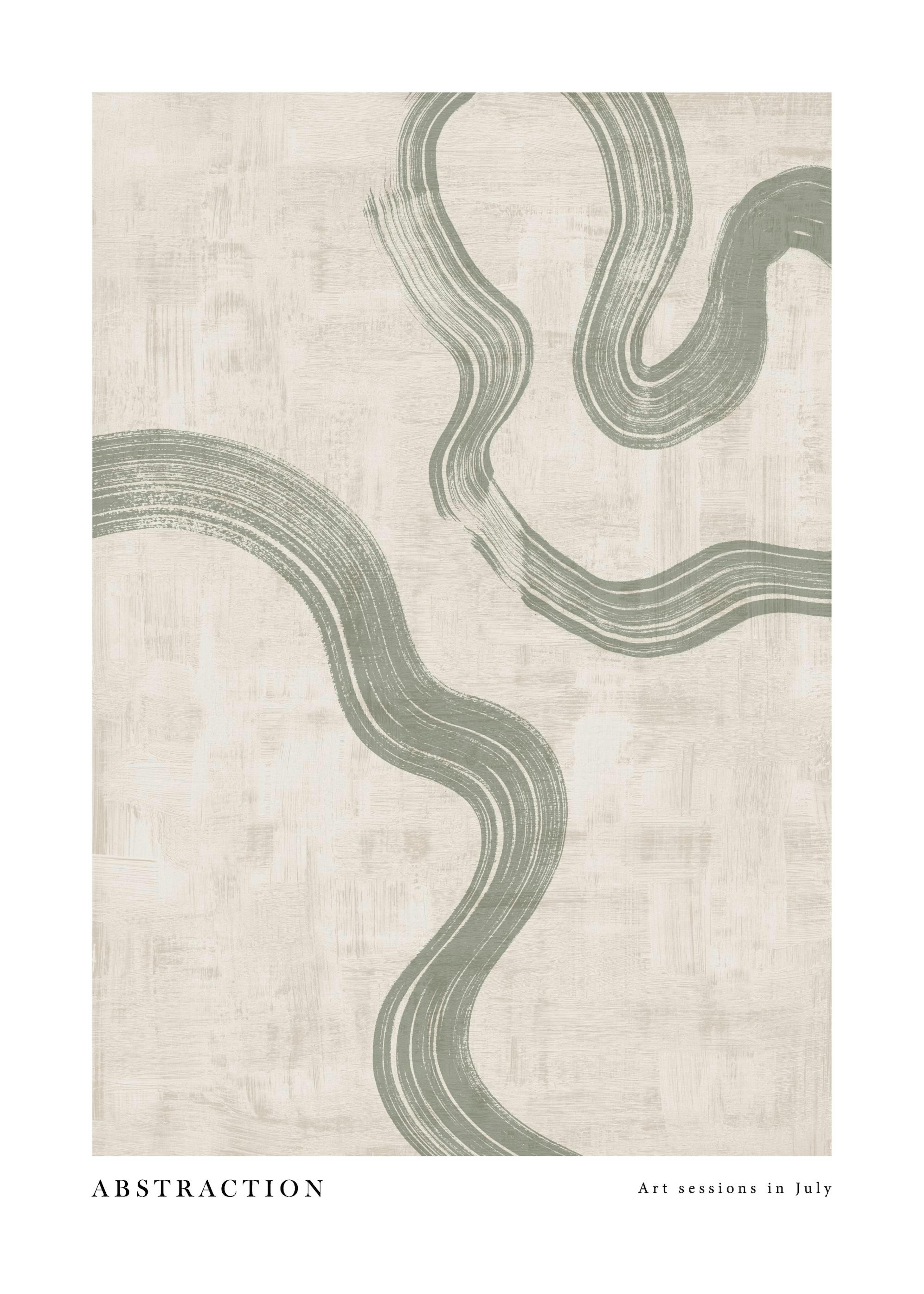Green Abstraction No2 Plakat 0