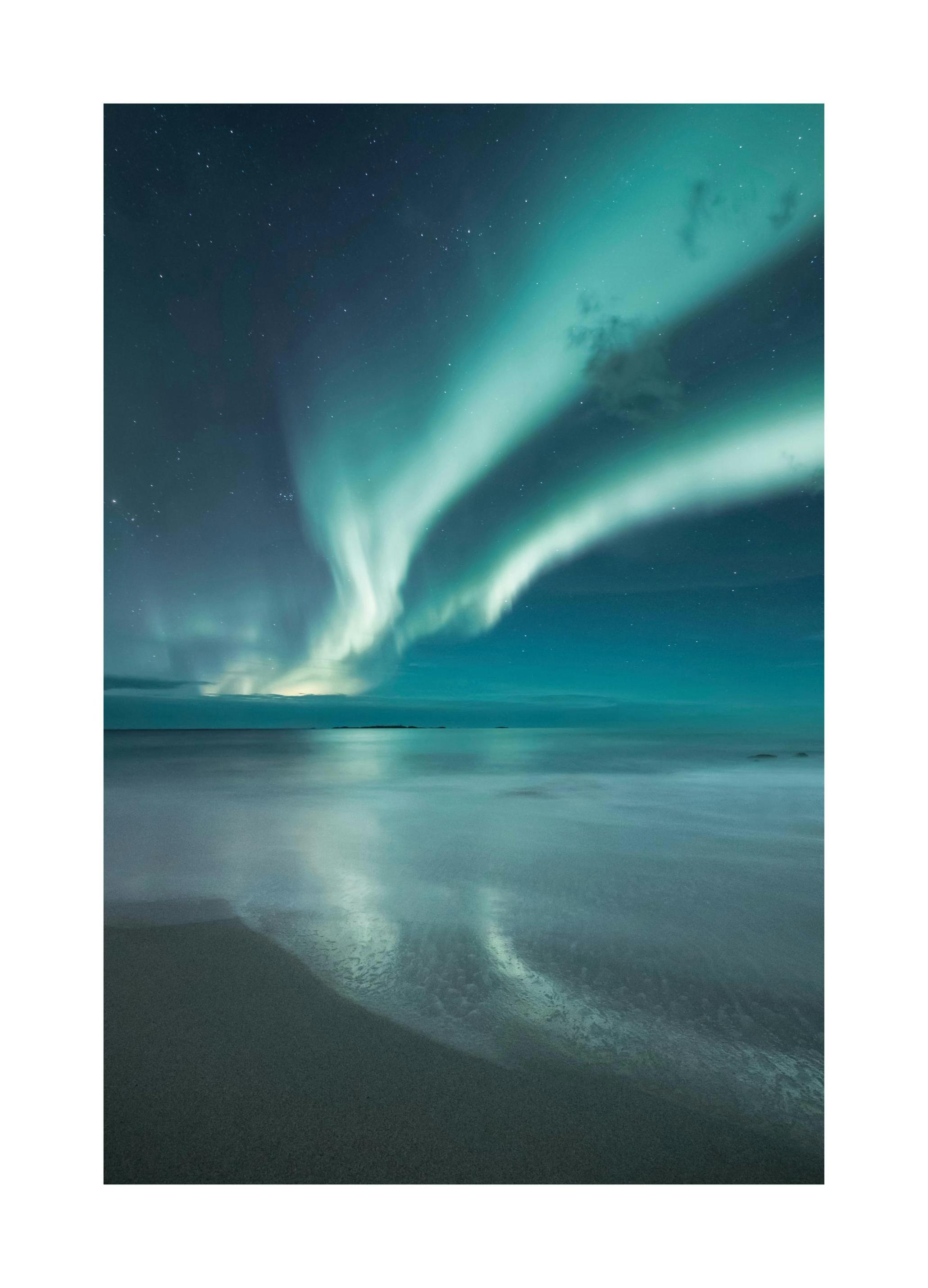 Northern Lights Plagát (30x40 cm)