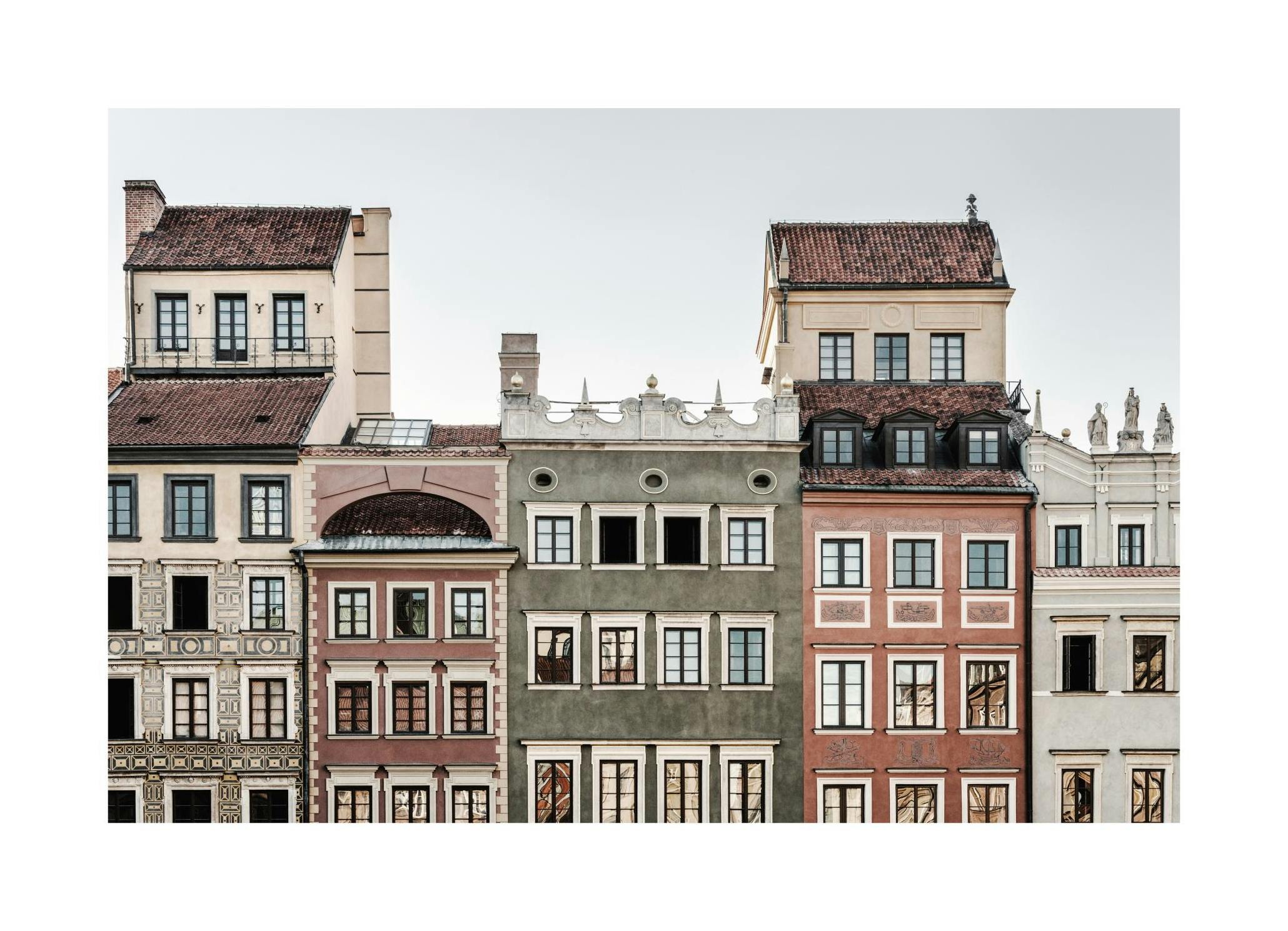 Old Town Facade Poster (50x70 cm)