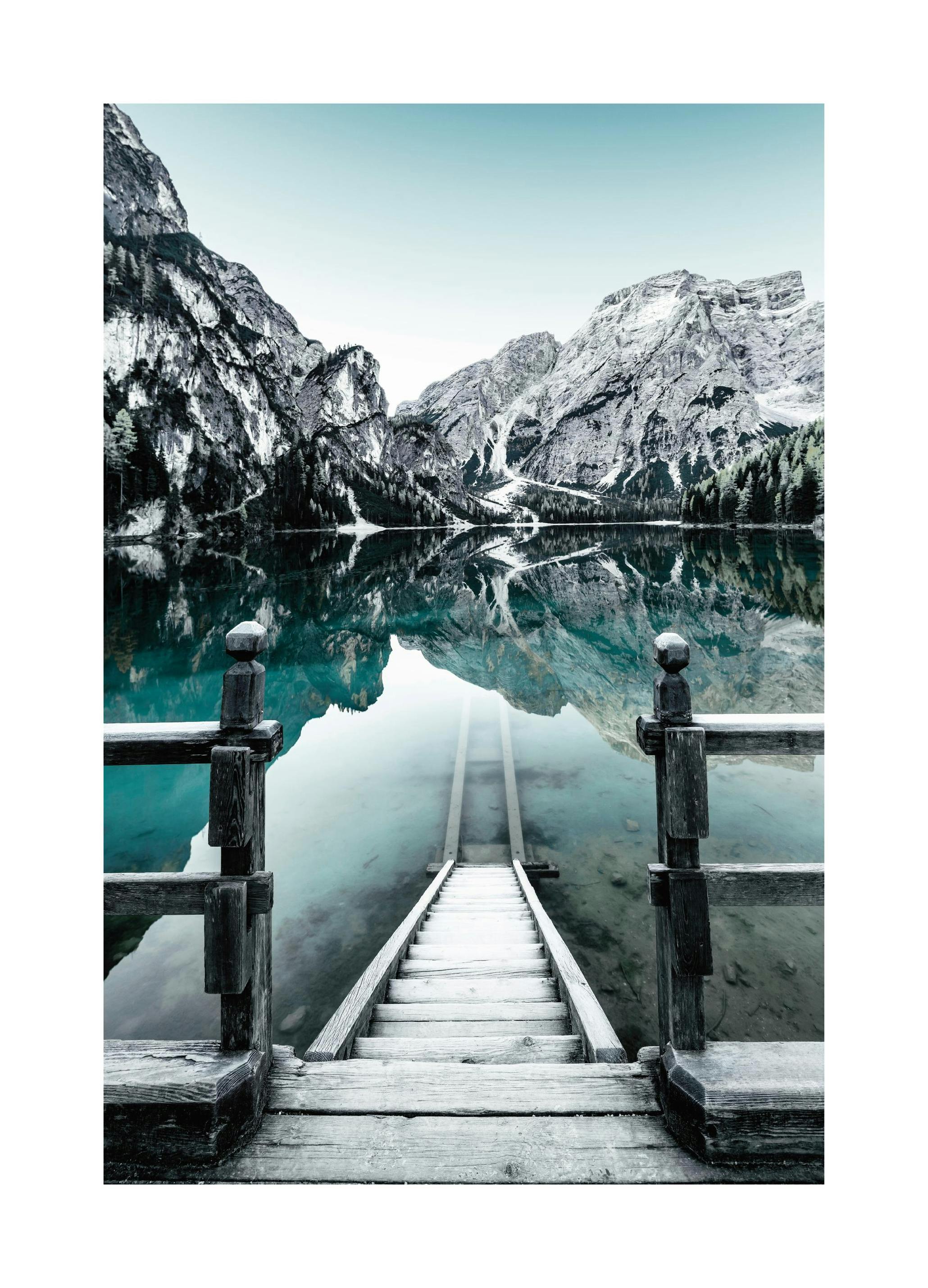 Prints - Braies Lake Print (30x40 cm) - Seas & oceans prints