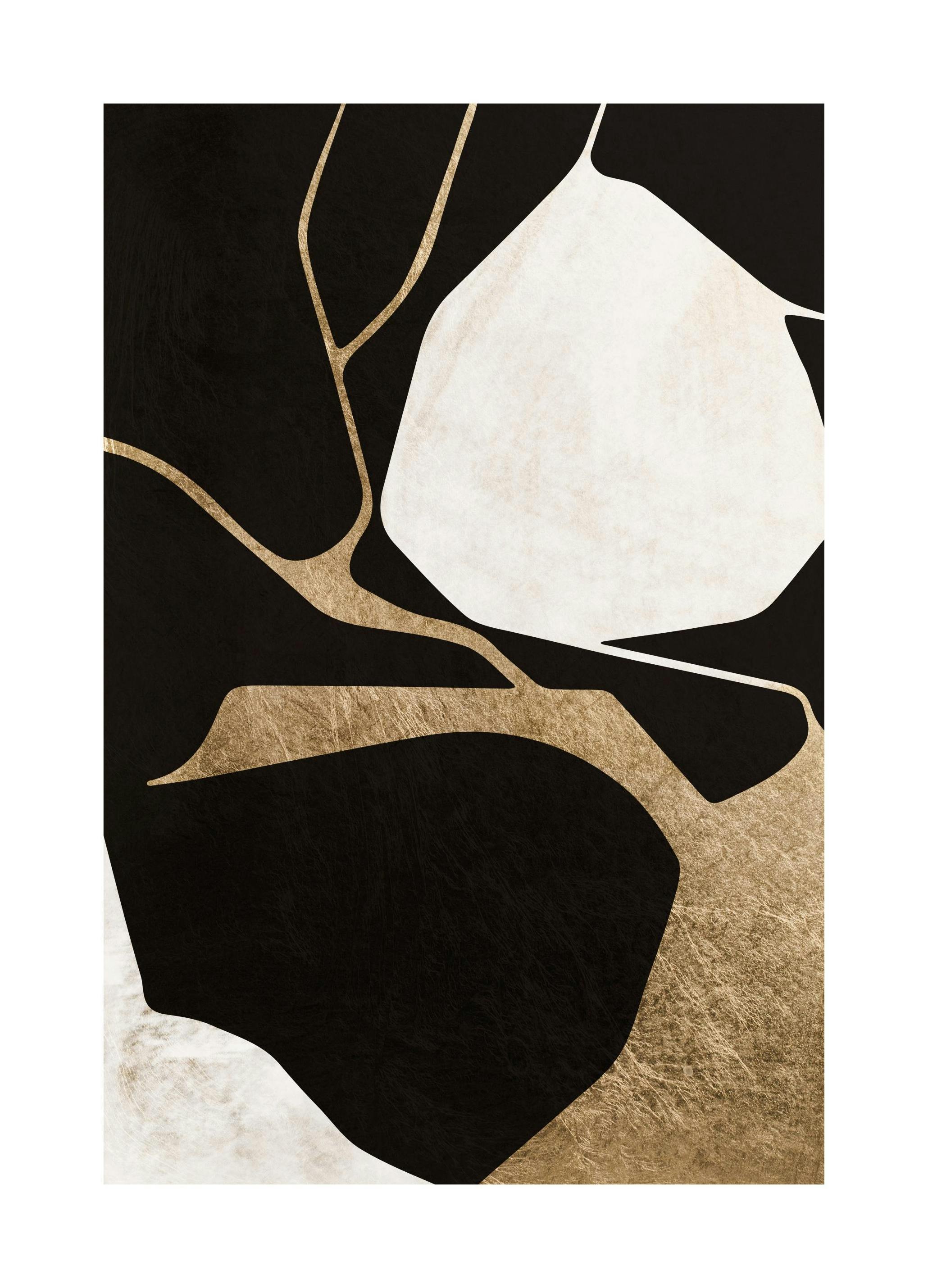 Prints - Metallic Abstract No1 Print (50x70 cm) - Abstract art prints