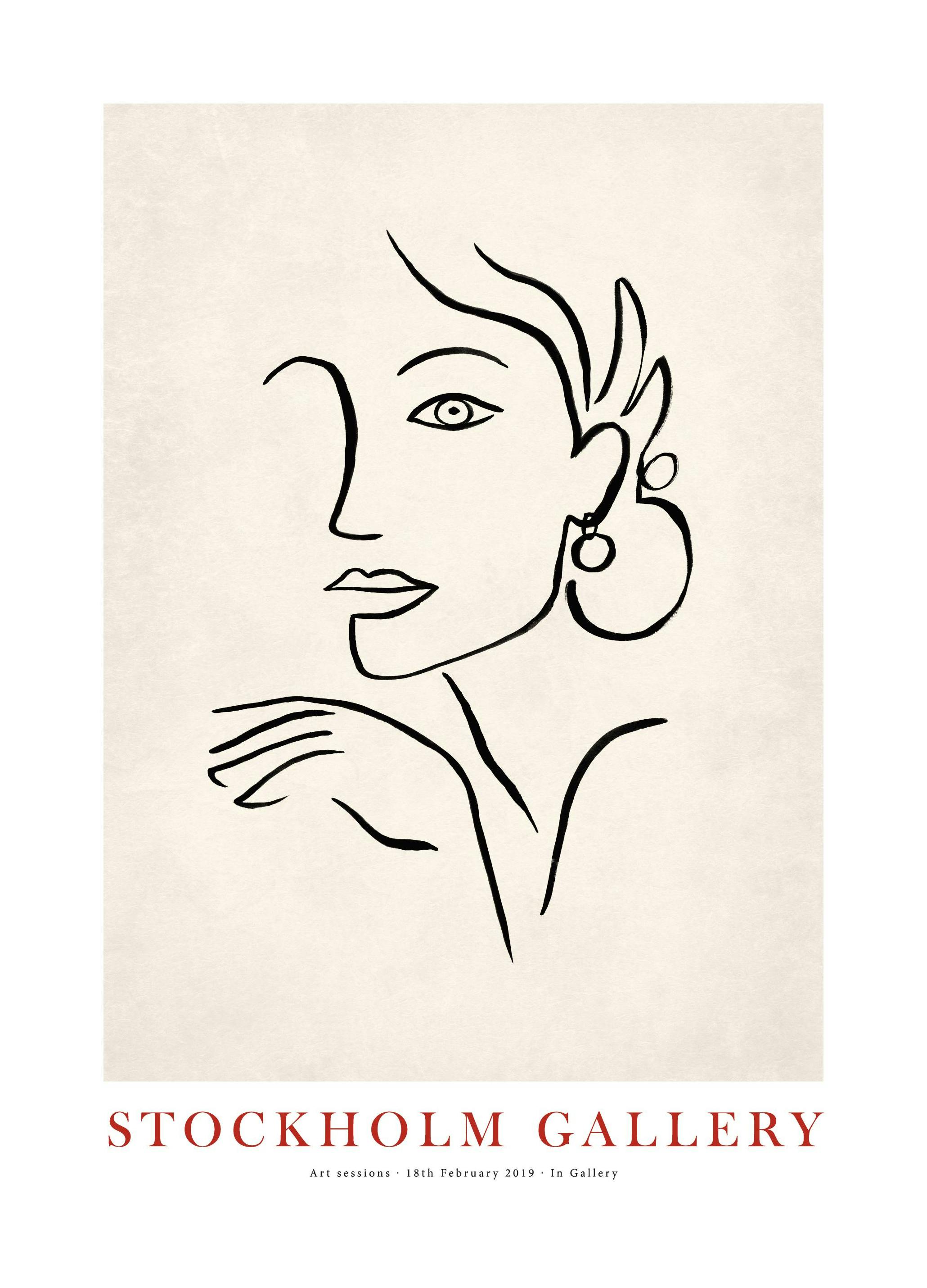 Prints - Stockholm Gallery Collection No5 Print (50x70 cm) - Line Art prints