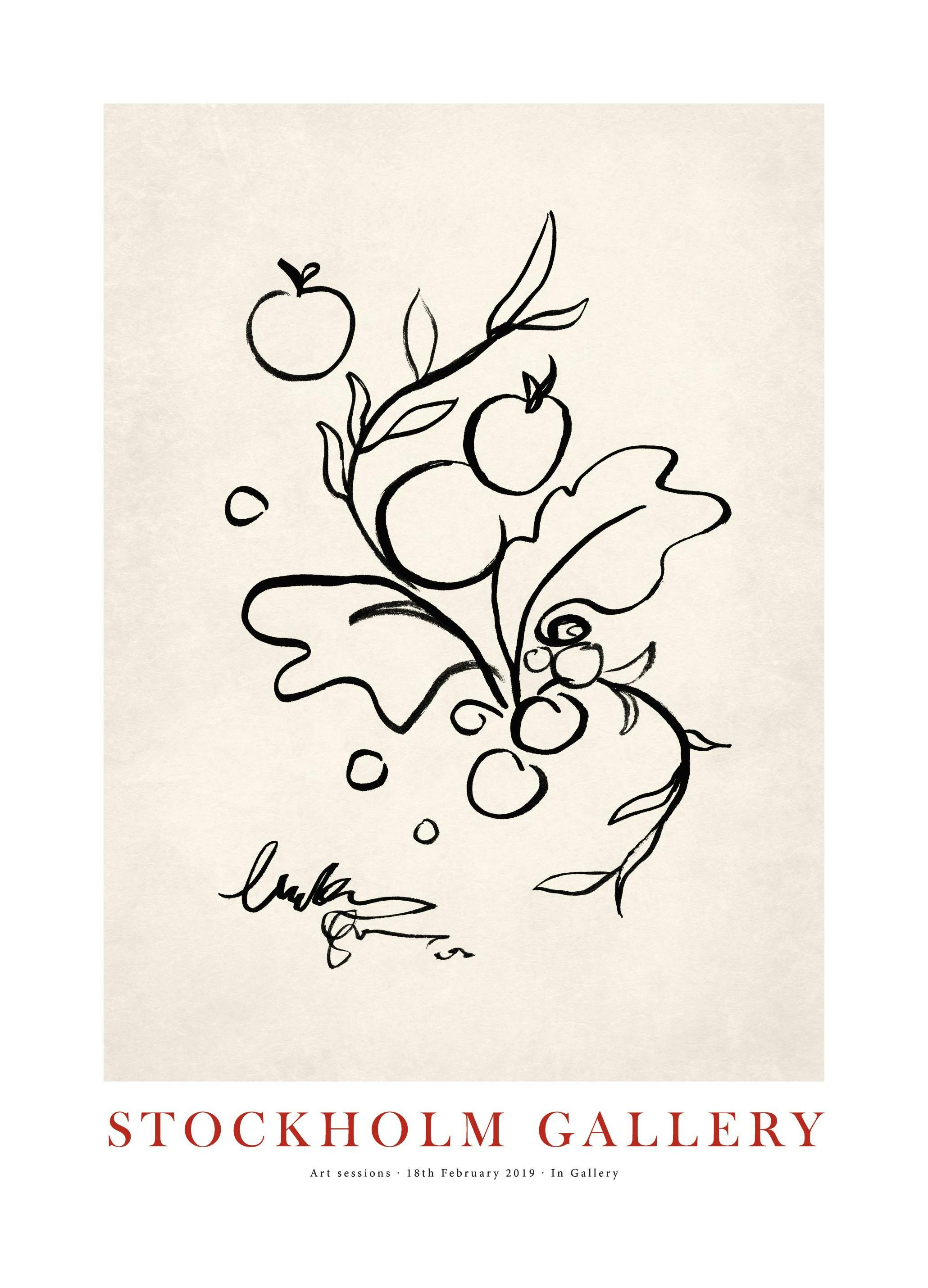 Stockholm Gallery Collection No6 Affiche (50x70 cm) - Affiches line art par Desenio