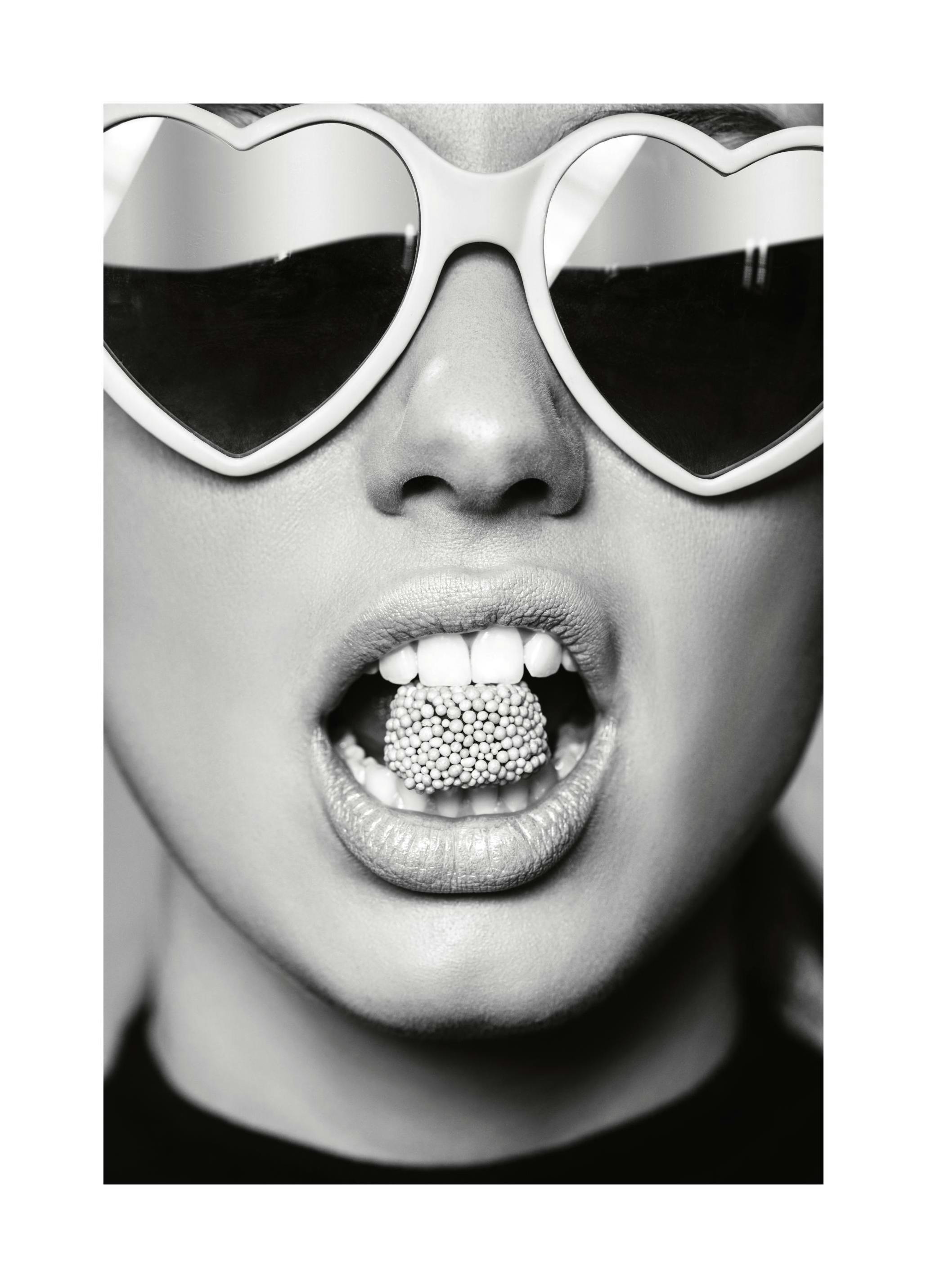 Love Candy Poster (50x70 cm) - Zwart wit foto's