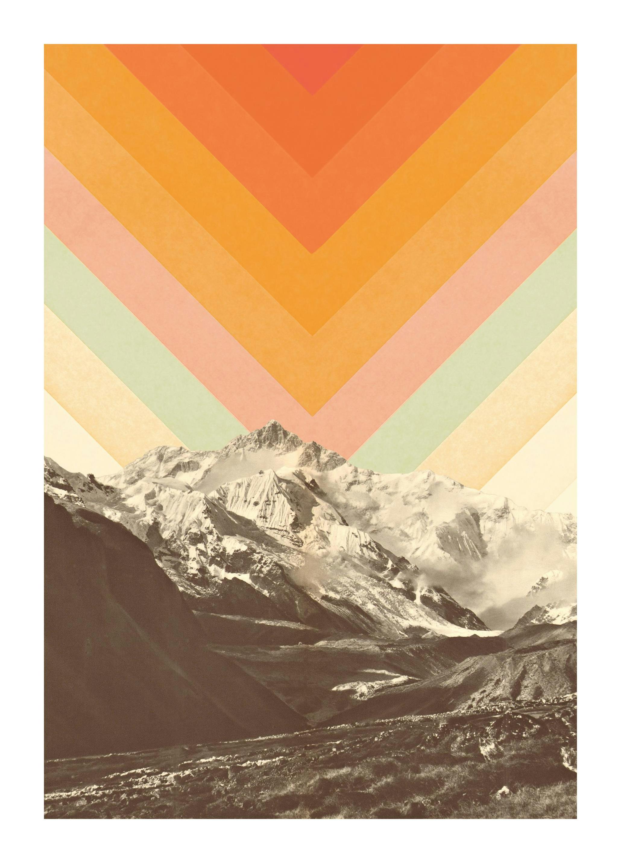 Florent Bodart - Mountainscape No1 Poster (50x70 cm)