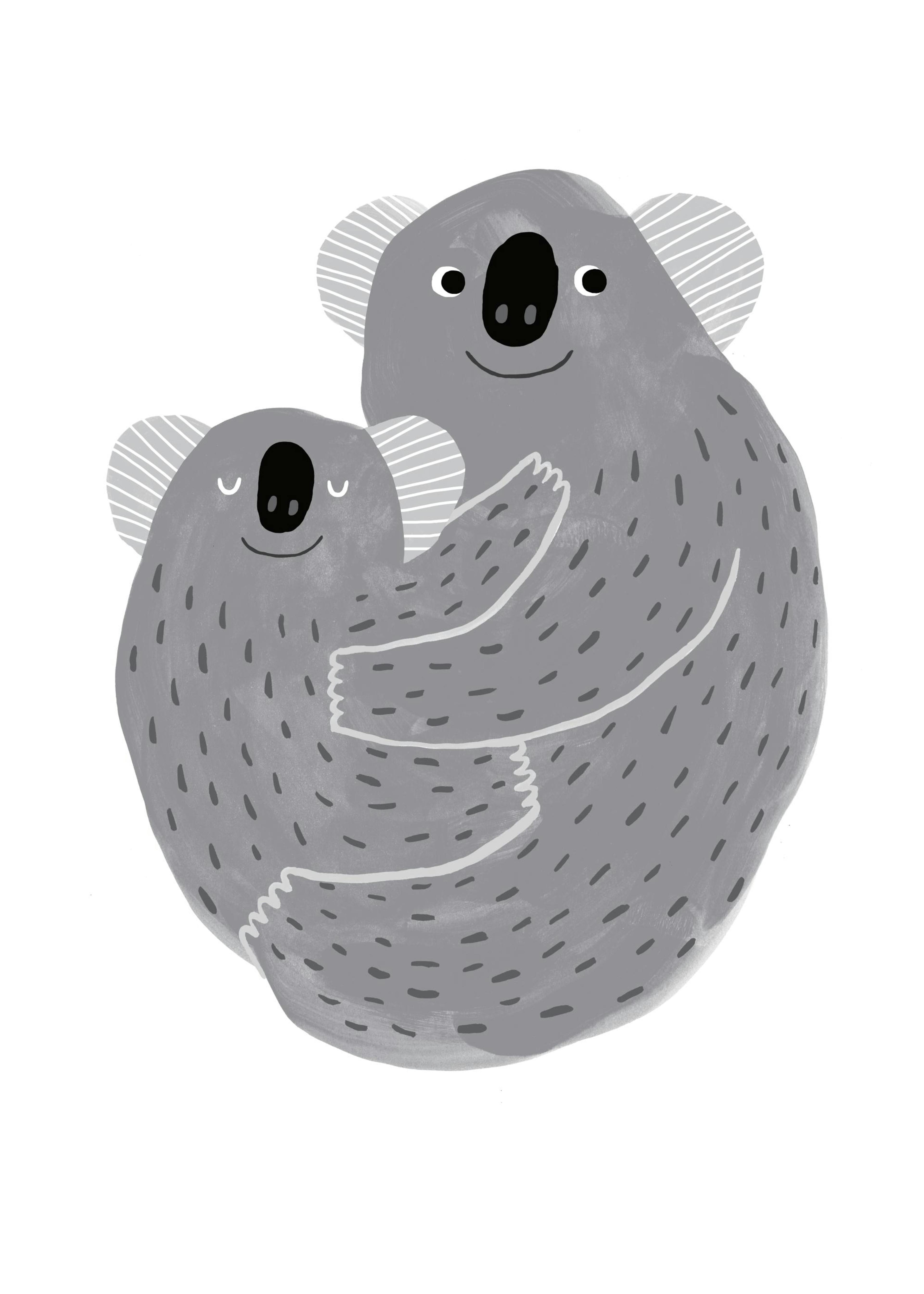 Koala Hug Plakat 0