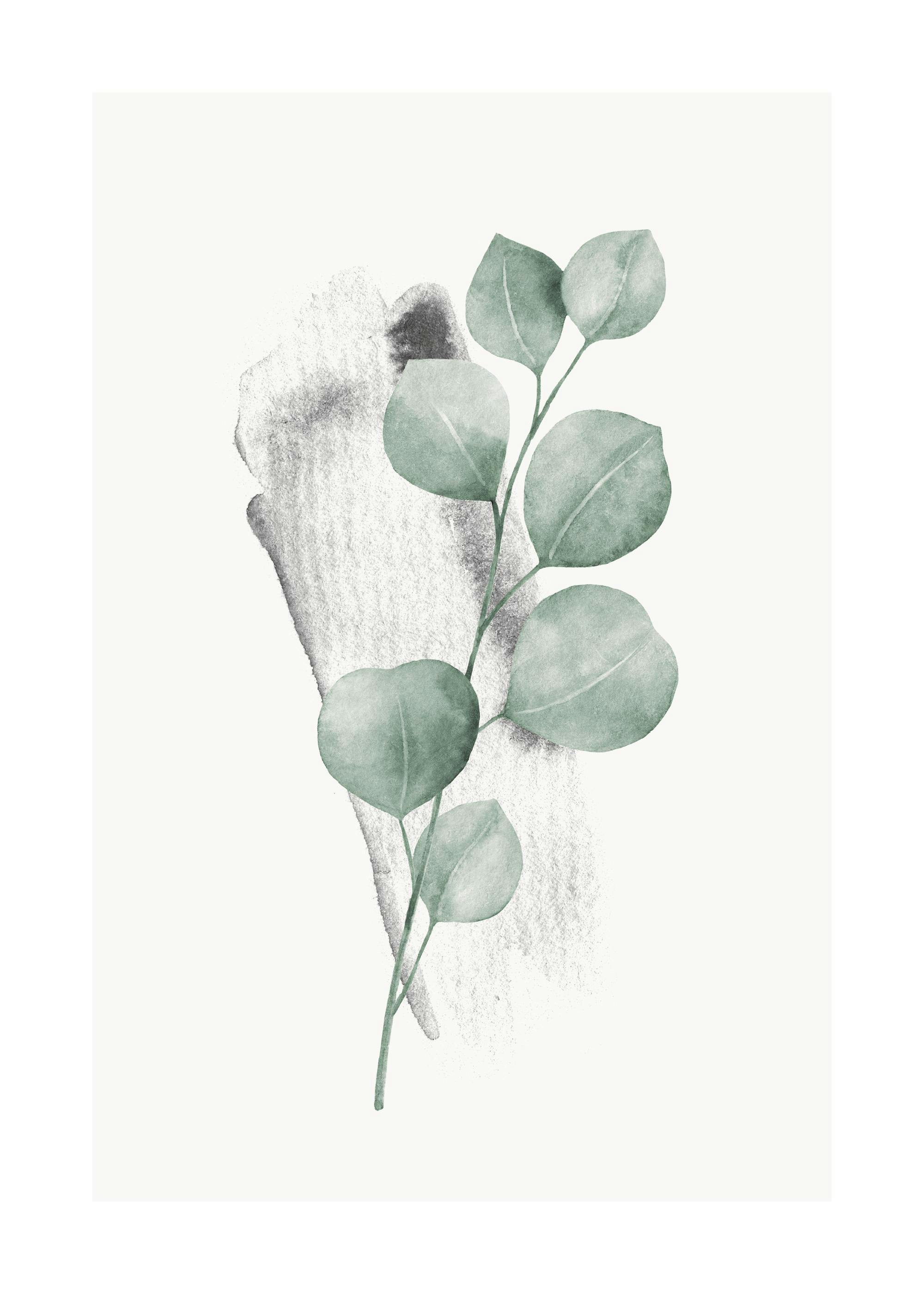 Watercolor Leaves No3 Affiche 0