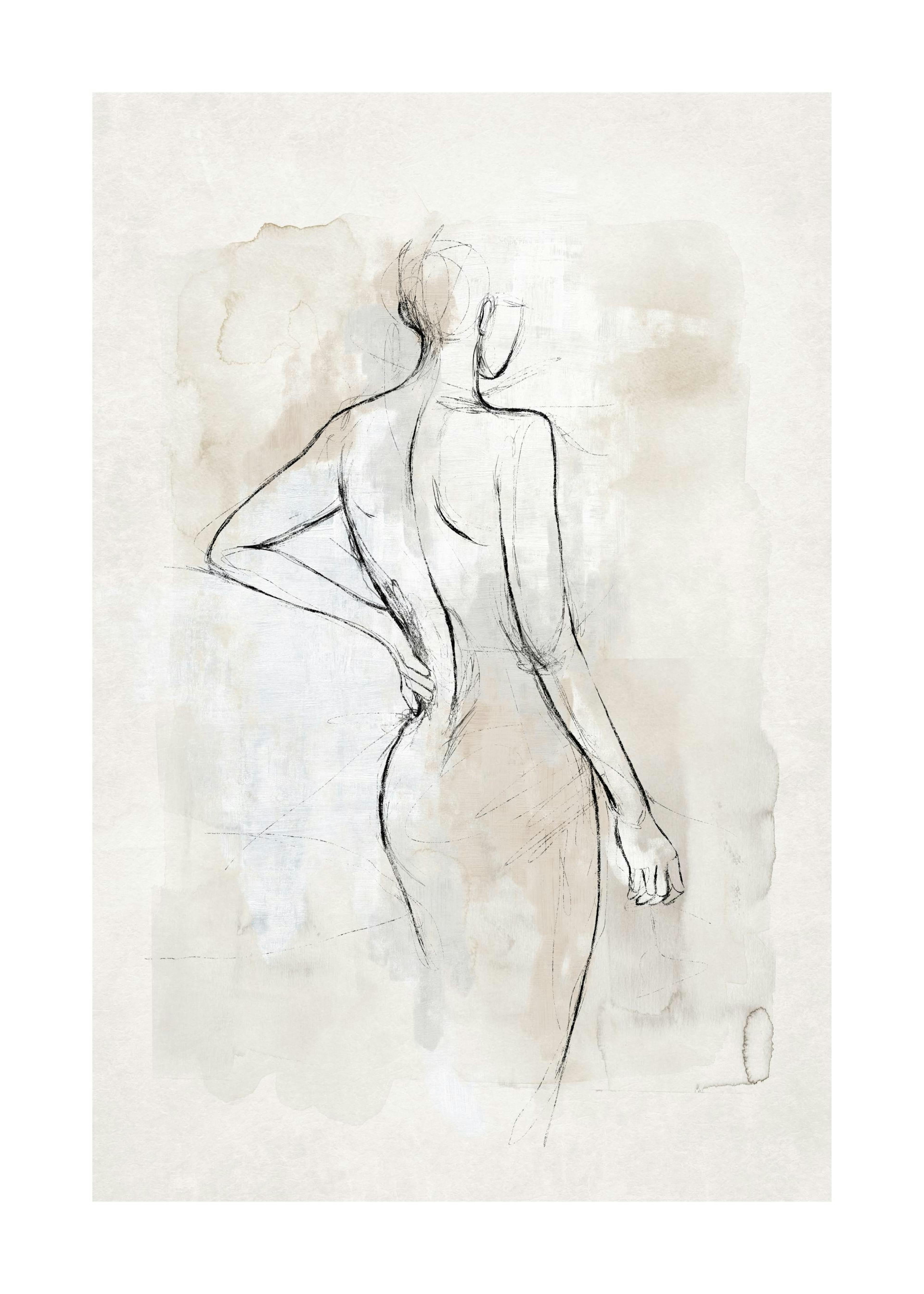 Abstract Body Sketch No2 Plakat 0