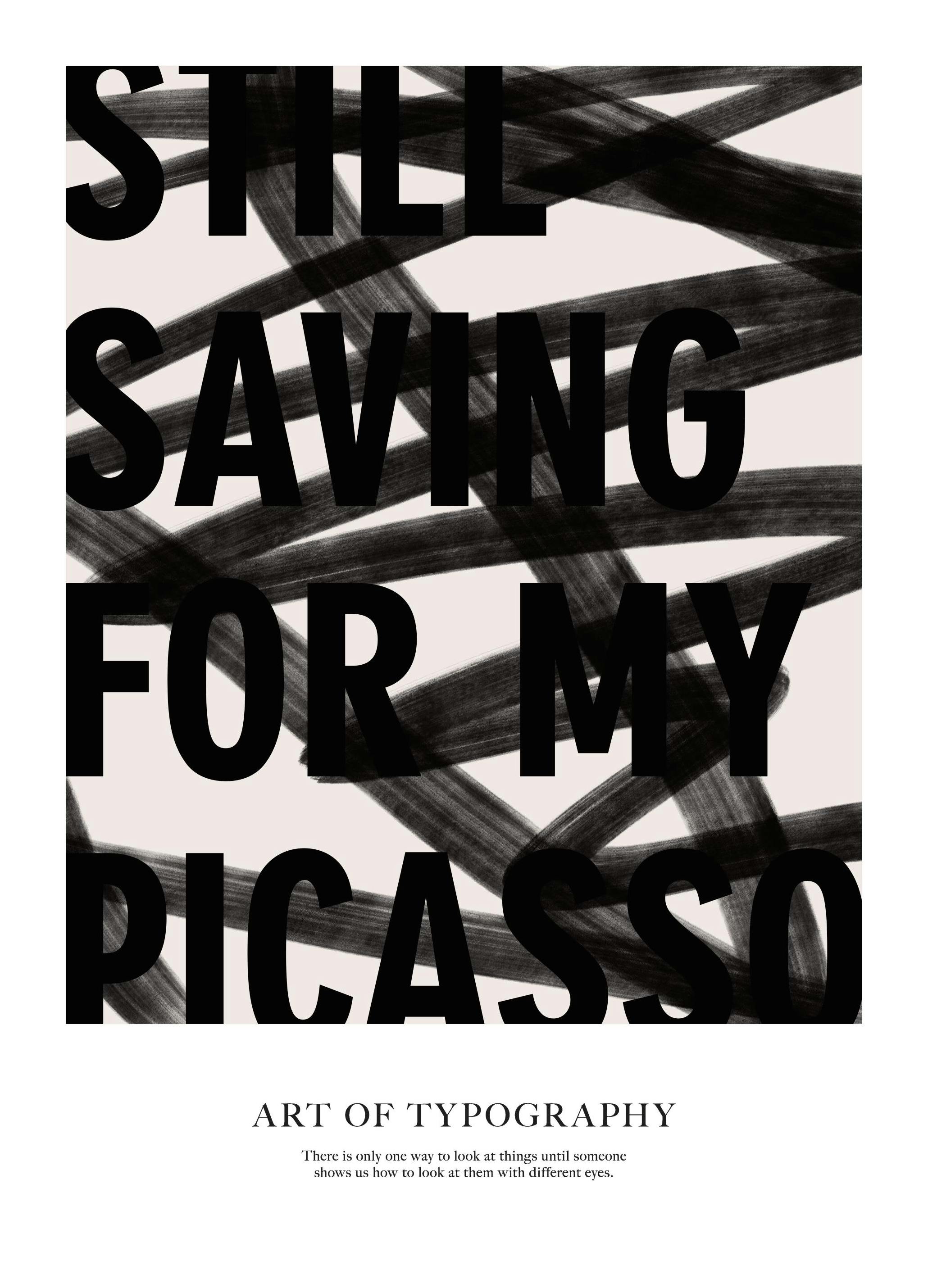 Prints - Art of Typography No2 Print (50x70 cm) - Typography prints