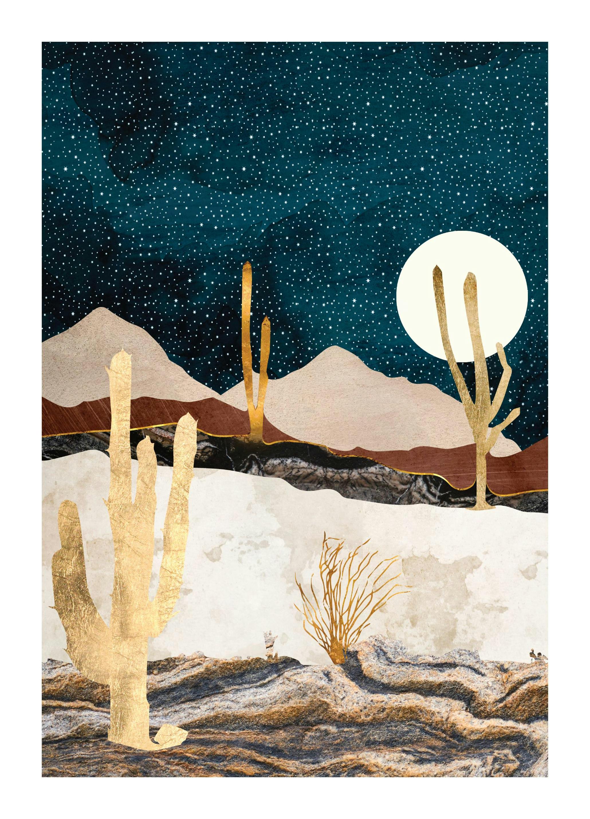 SpaceFrog Designs - Desert View Print (30x40 cm)