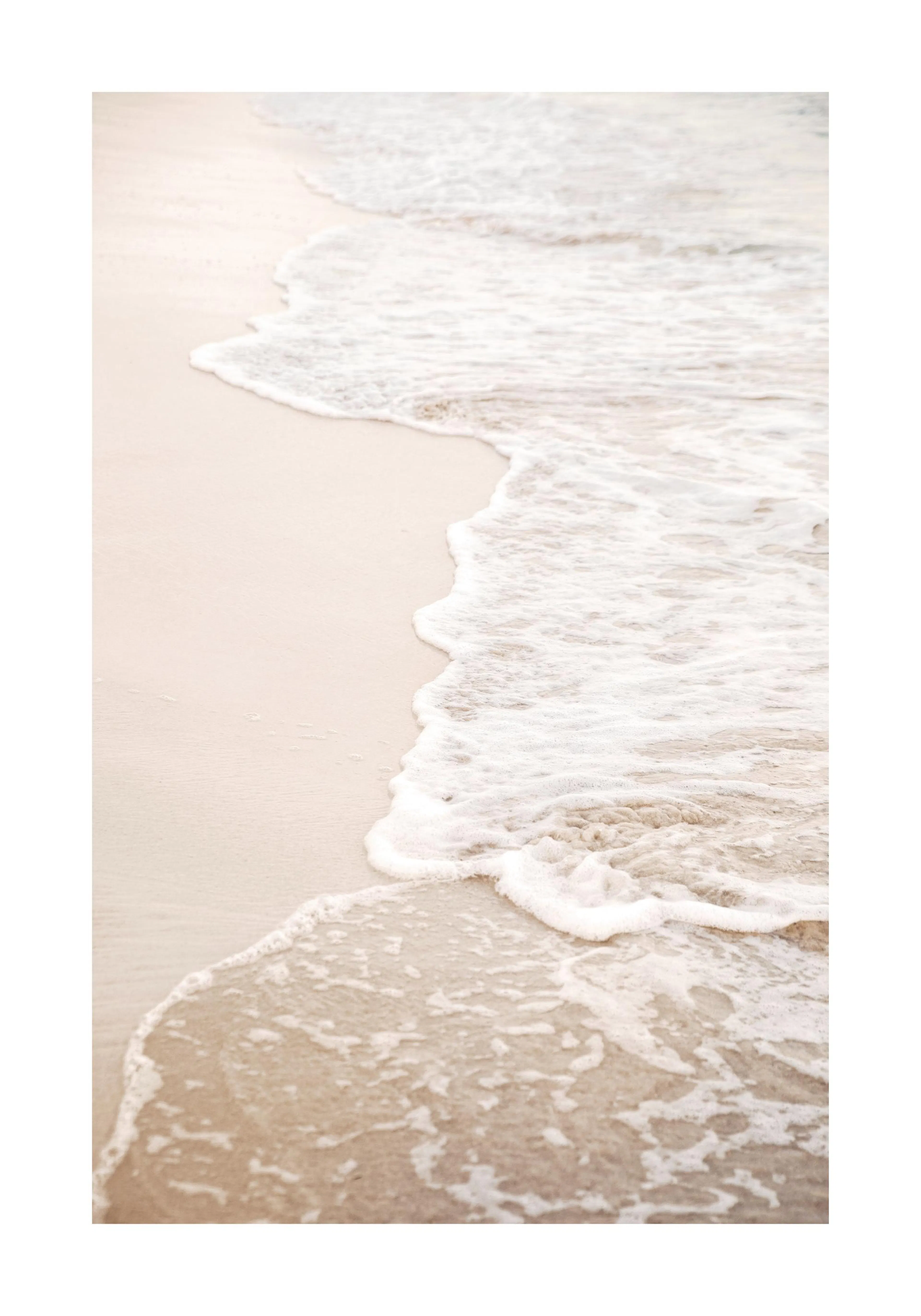 Fotografi av varma sandvågor på en strand, hav, natur, vatten, lugn