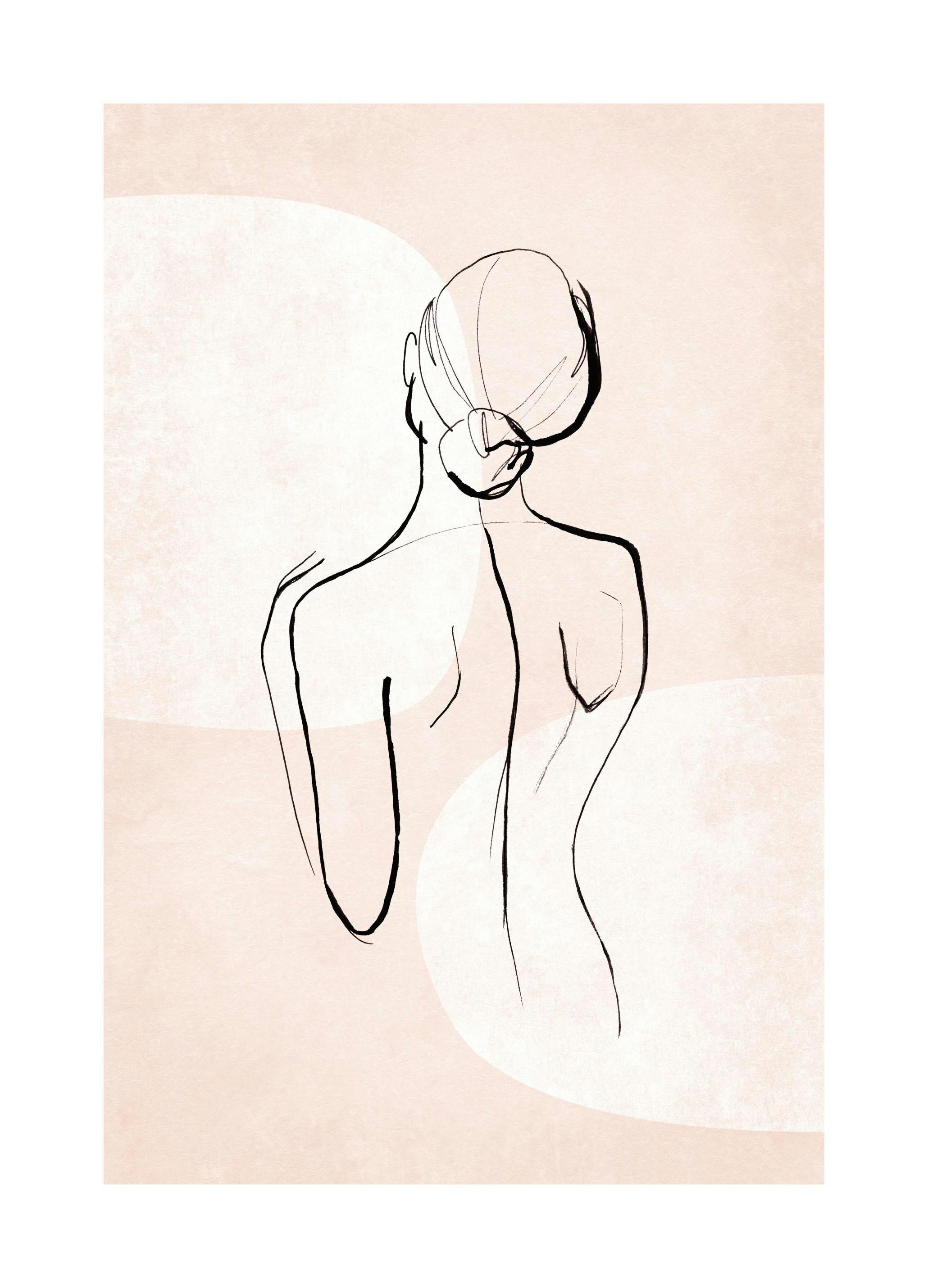 Prints - Female Sketch Forms No1 Print (30x40 cm) - Line Art prints