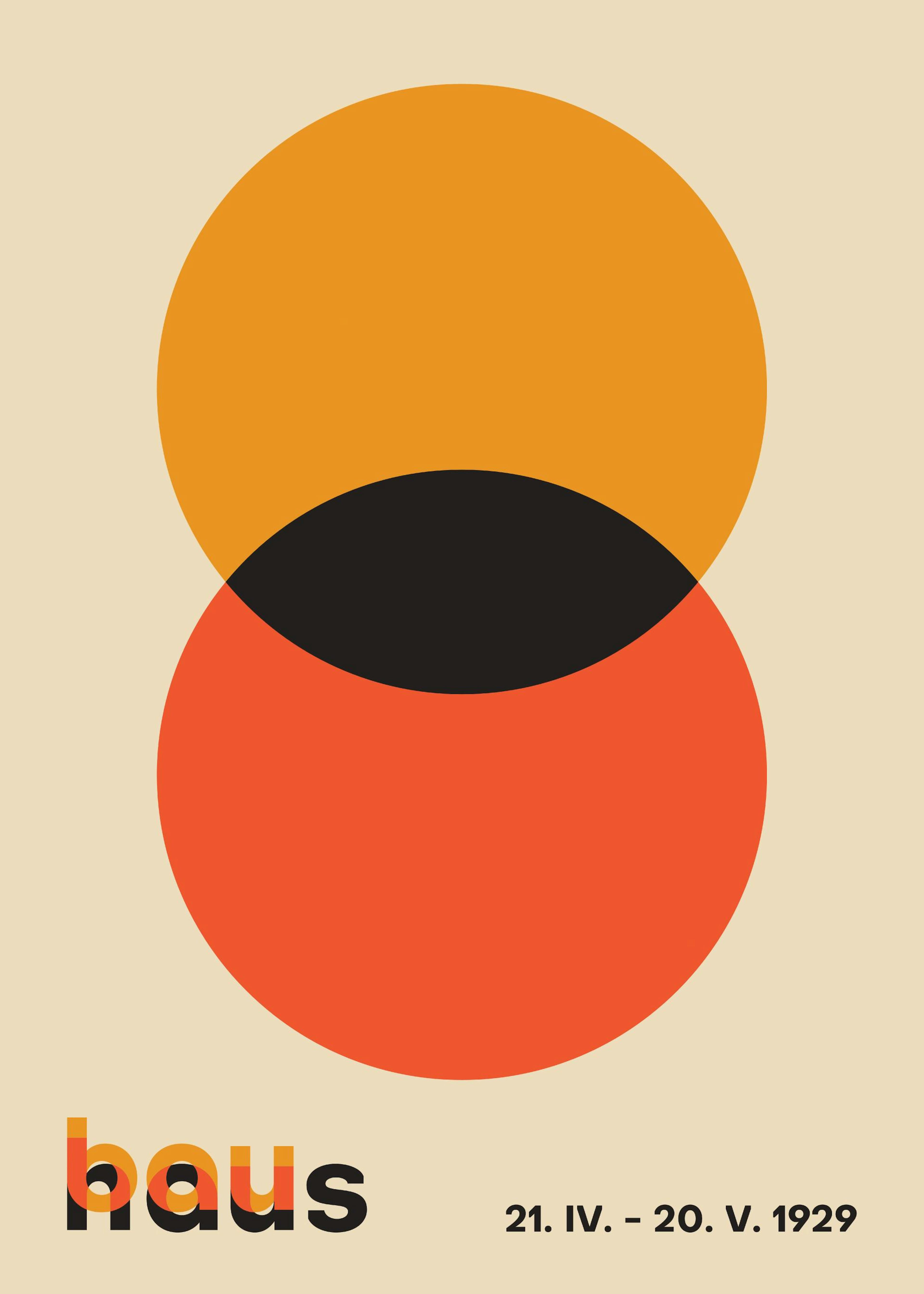 Bauhaus Circles Print 0