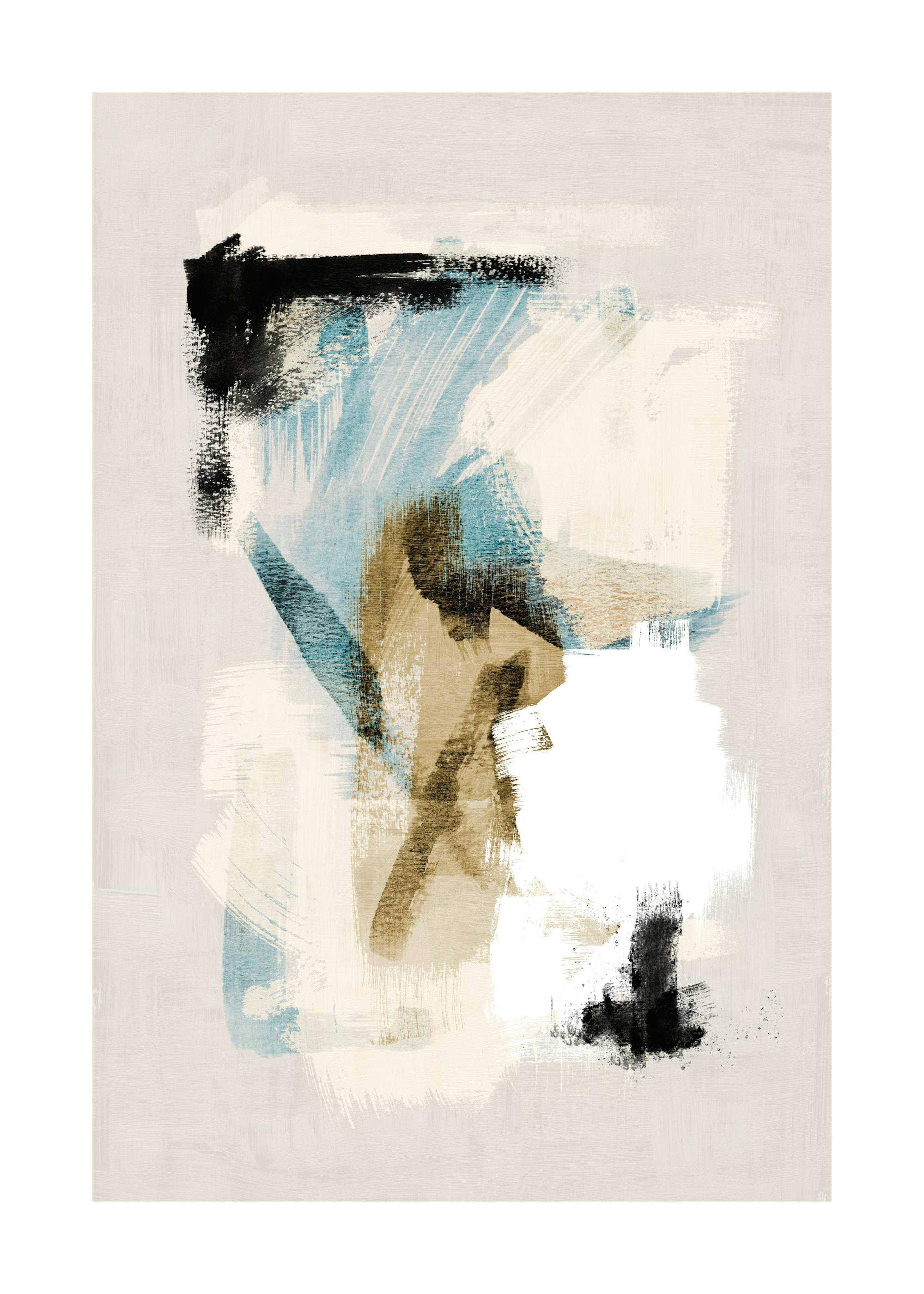 Abstract Brushes No1 Plakat 0