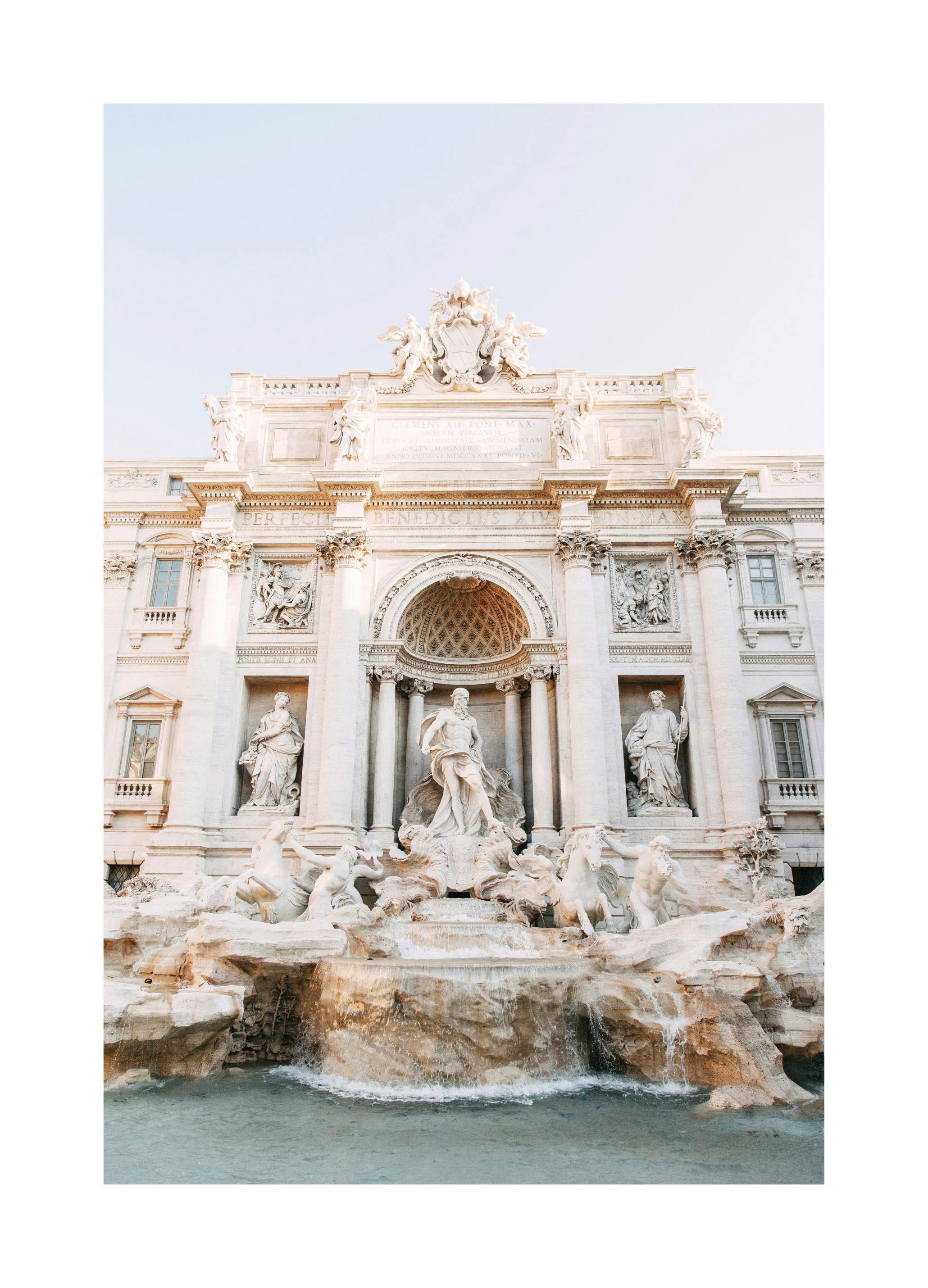 Fontana Di Trevi Print (30x40 cm)