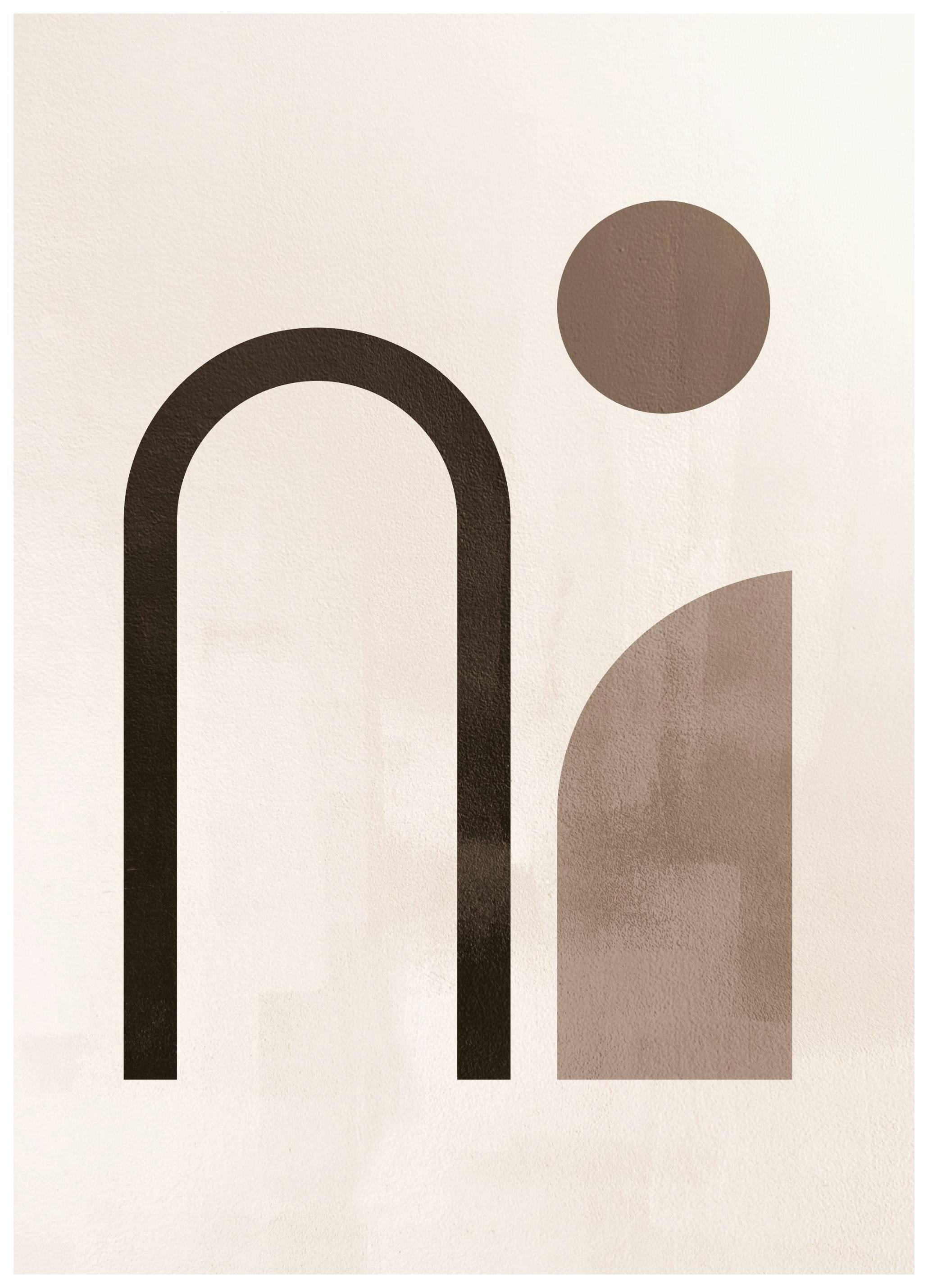Prints - Graphic Composition No4 Print (50x70 cm) - Art prints