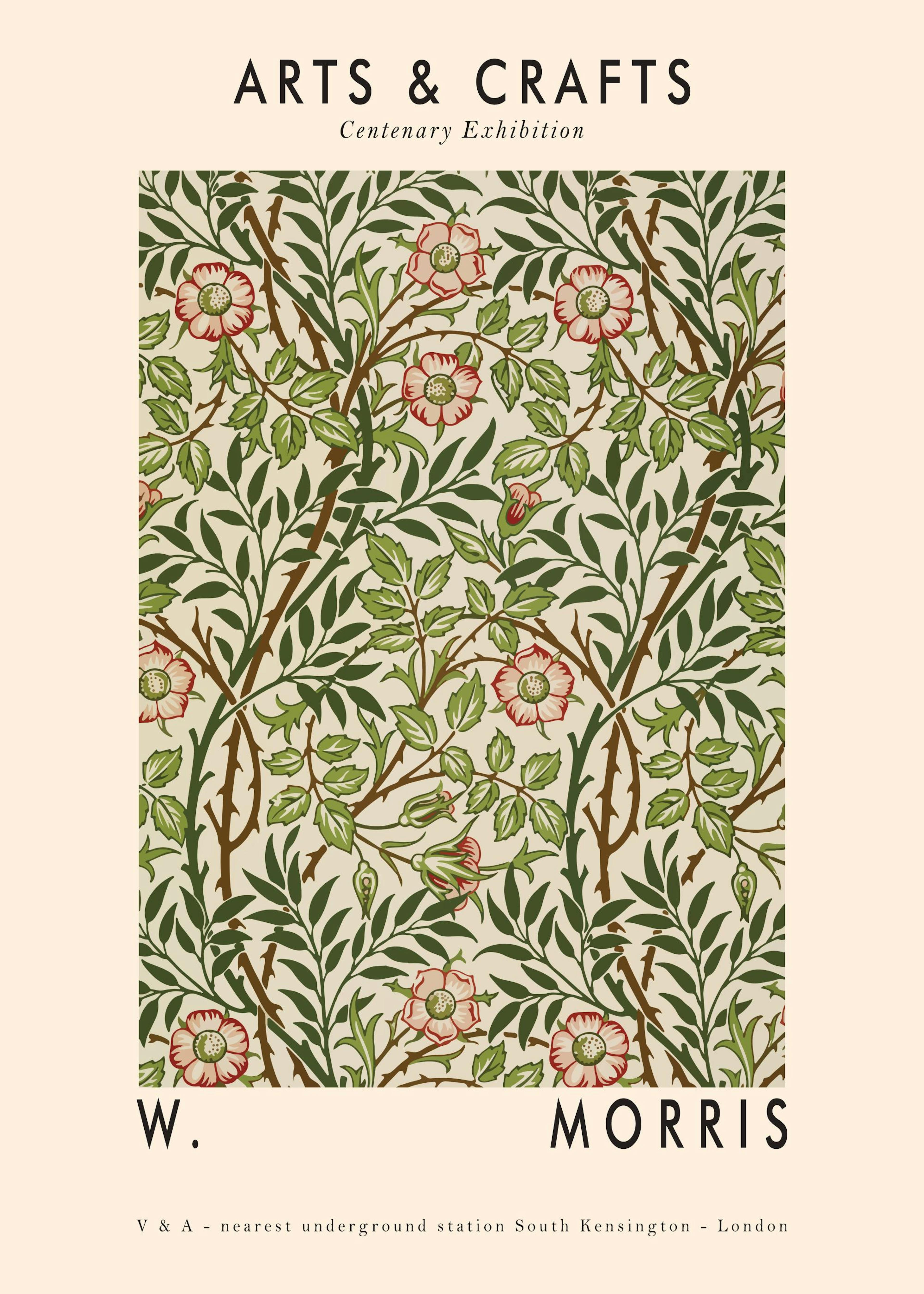 Arts & Crafts Green Plakat 0