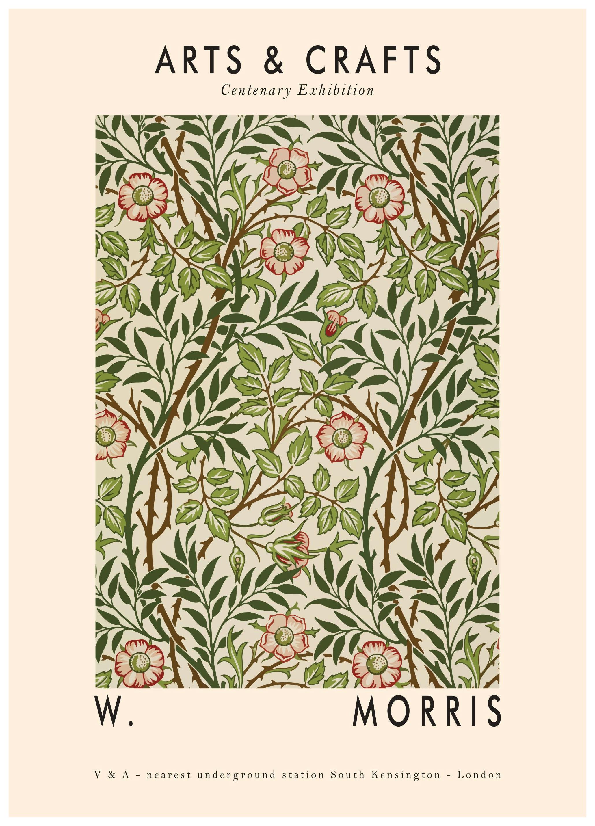 Arts & Crafts Green Poster (30x40 cm)- William Morris Poster