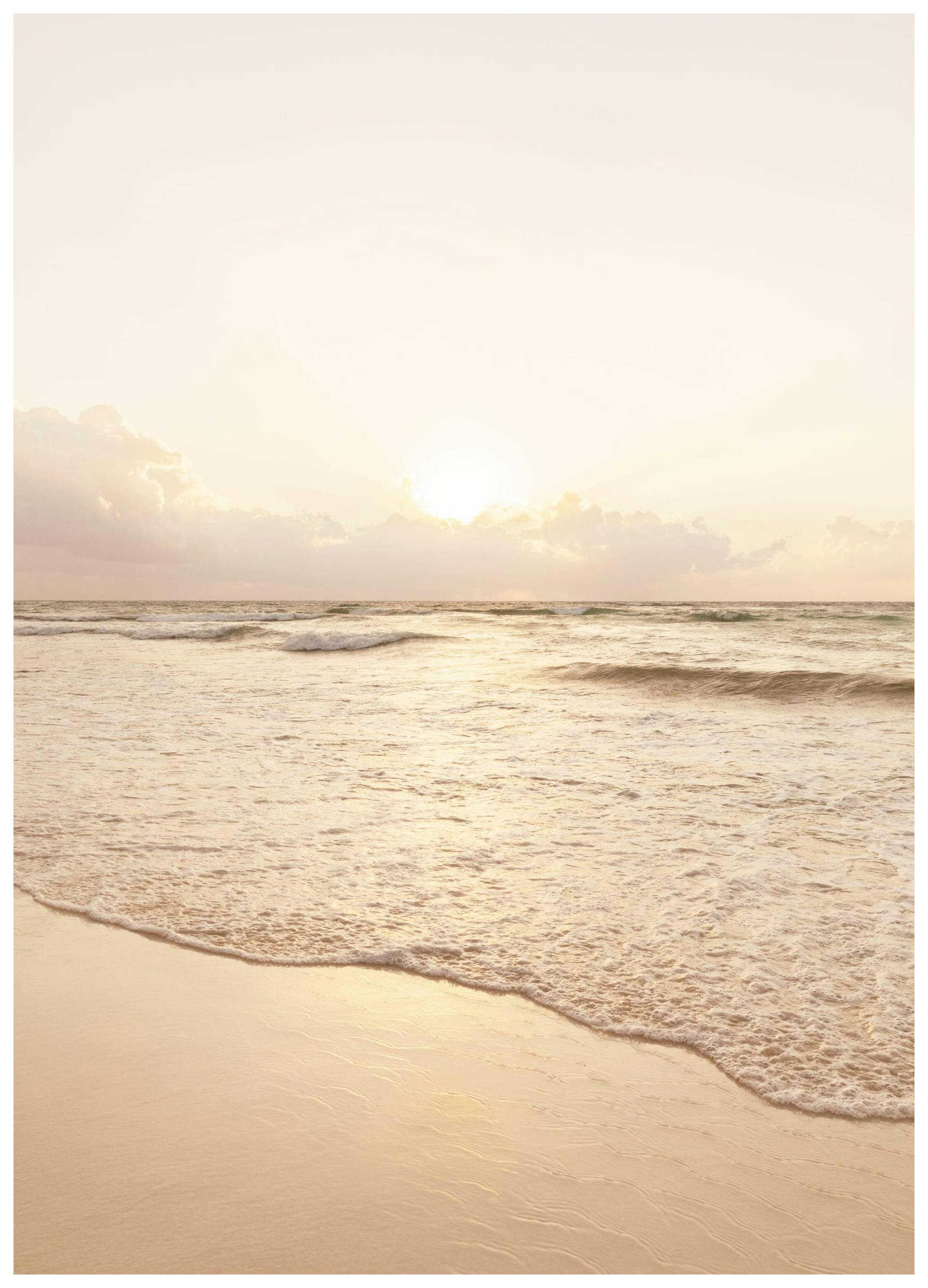 Golden Hour Beach Print (50x70 cm)