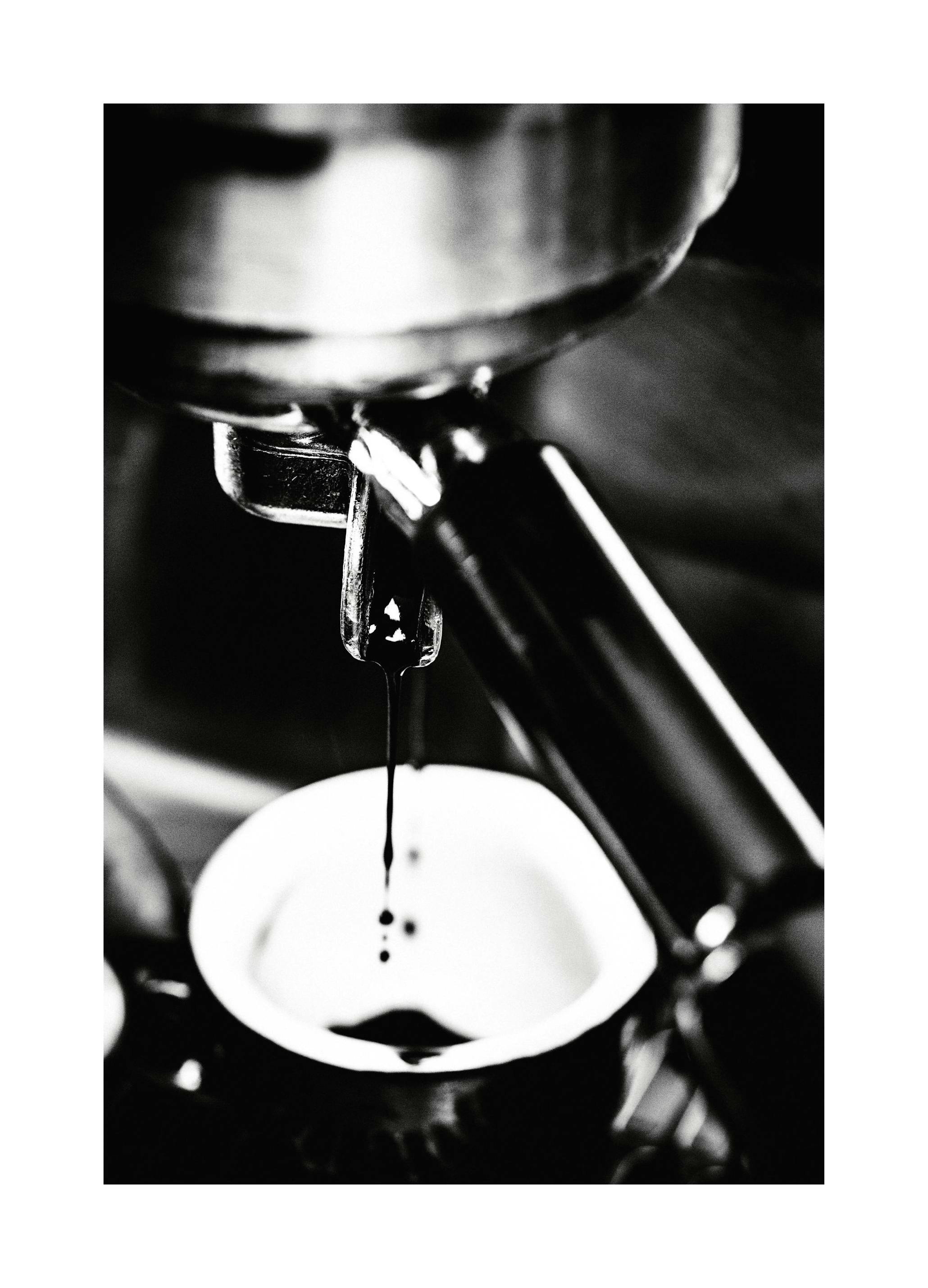 Espresso In the Making Affiche (50x70 cm) - Affiches de café