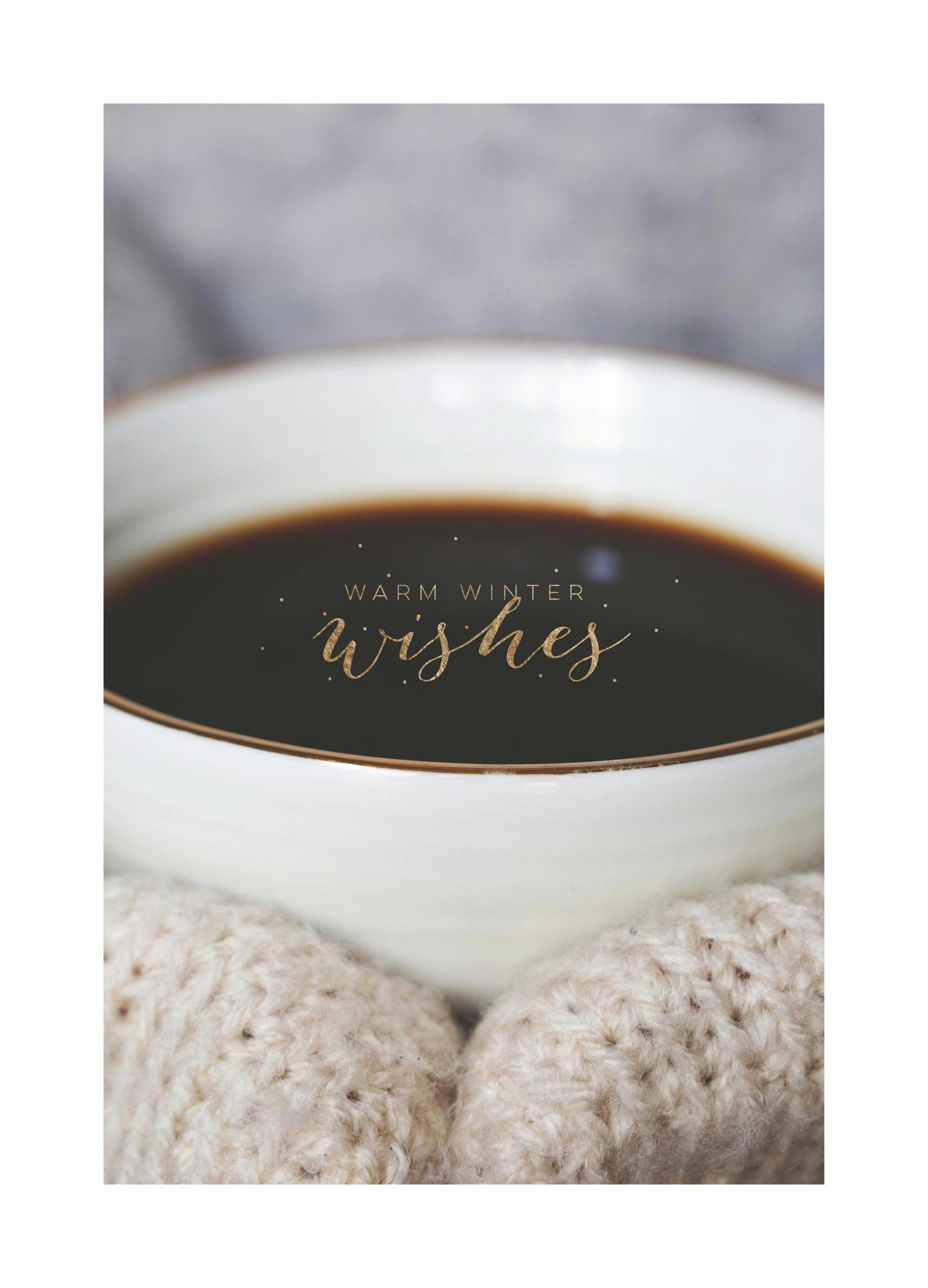 Warm Winter Wishes Plakat (30x40 cm) - Plakater > Kunstplakater > Fotokunst