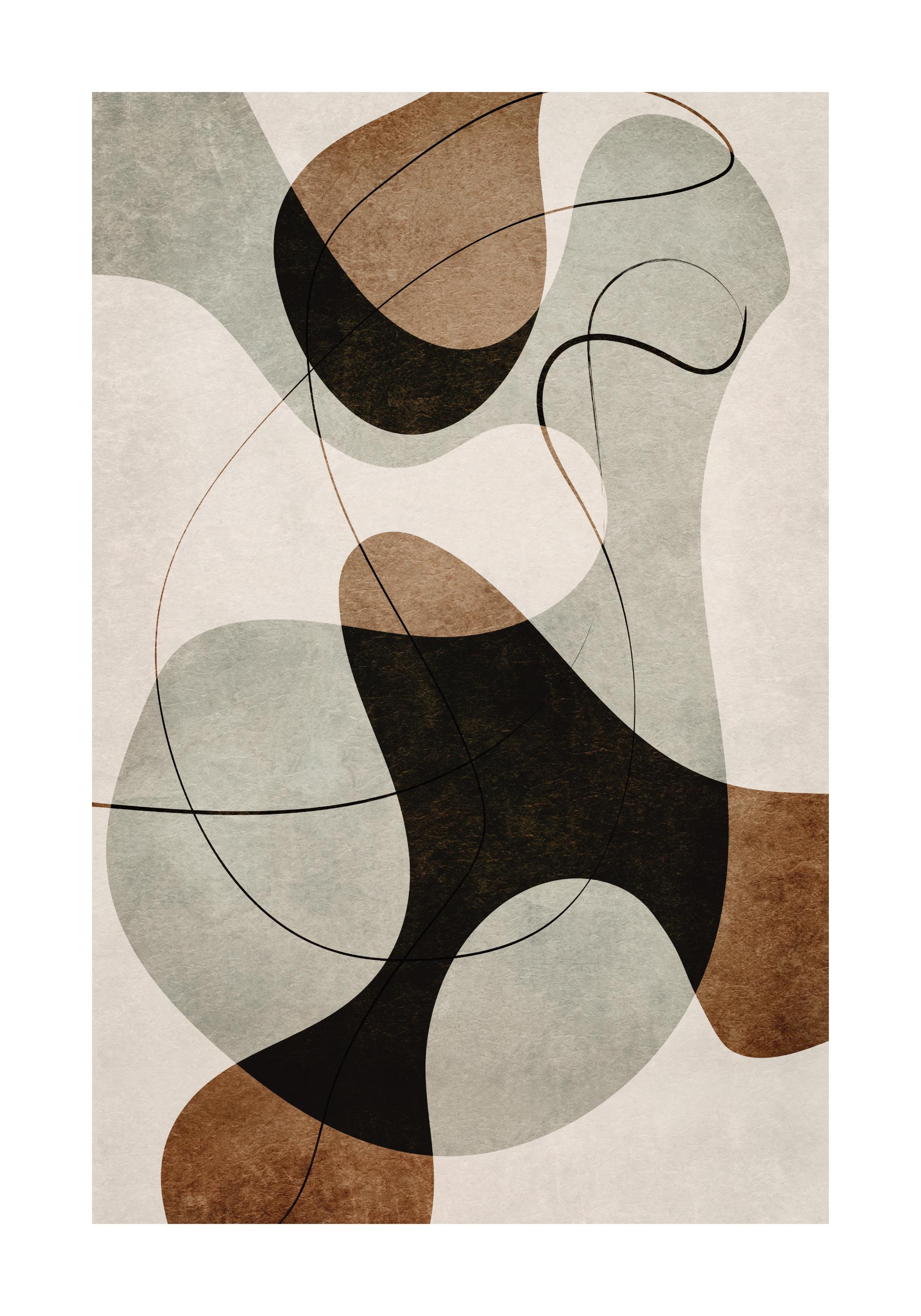 Vivid Shapes No1 Print – Abstract Poster Art | Desenio