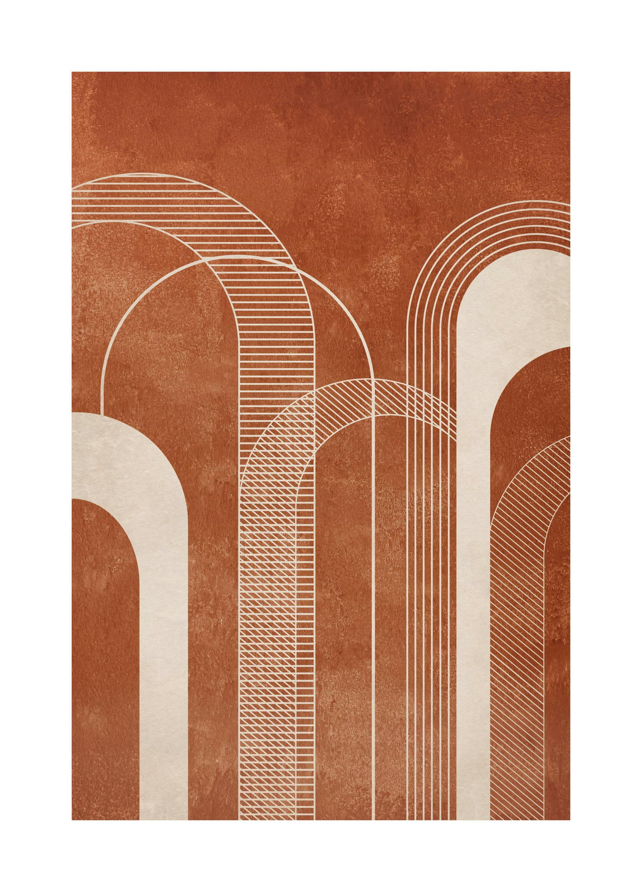 Abstract Arches Poster (30x40 cm)