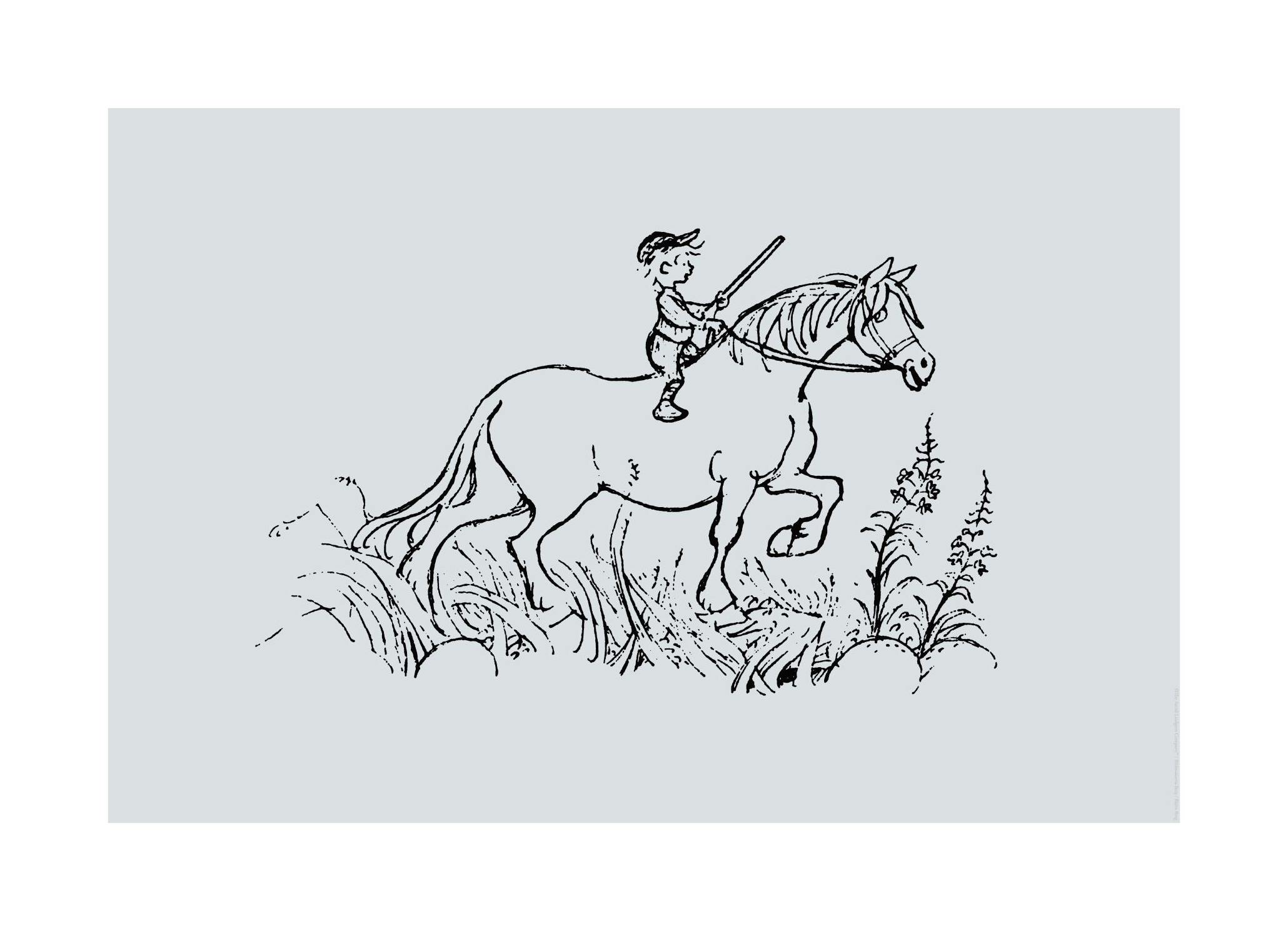 Emil ze Smalandii No2 Plakat (21x30 cm)- Astrid Lindgren