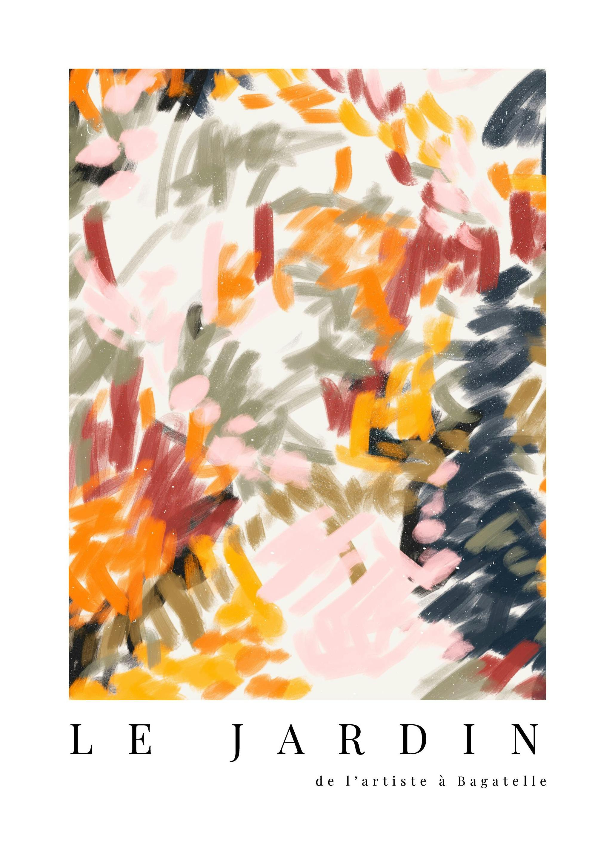 Le Jardin No2 Poster (30x40 cm) - Moderne kunst