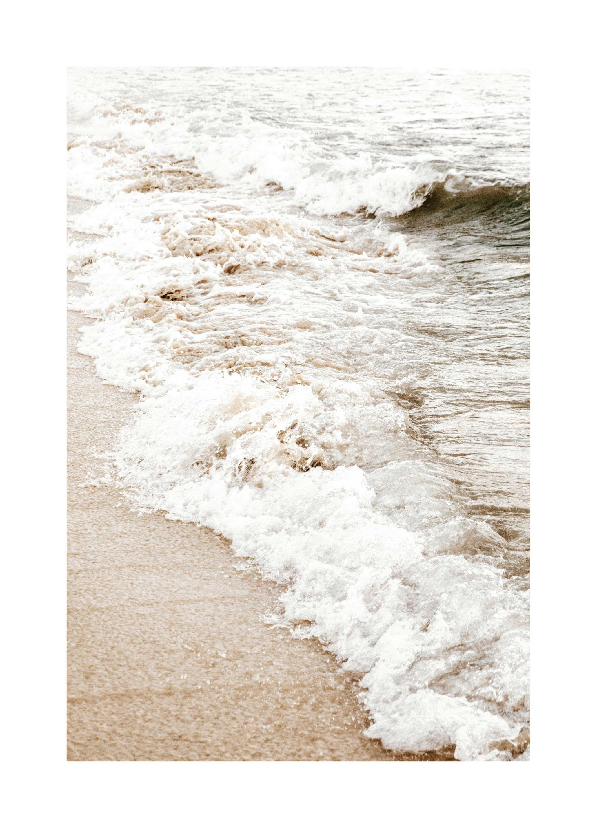 Prints - Sand And Waves Print (50x70 cm) - Photography prints