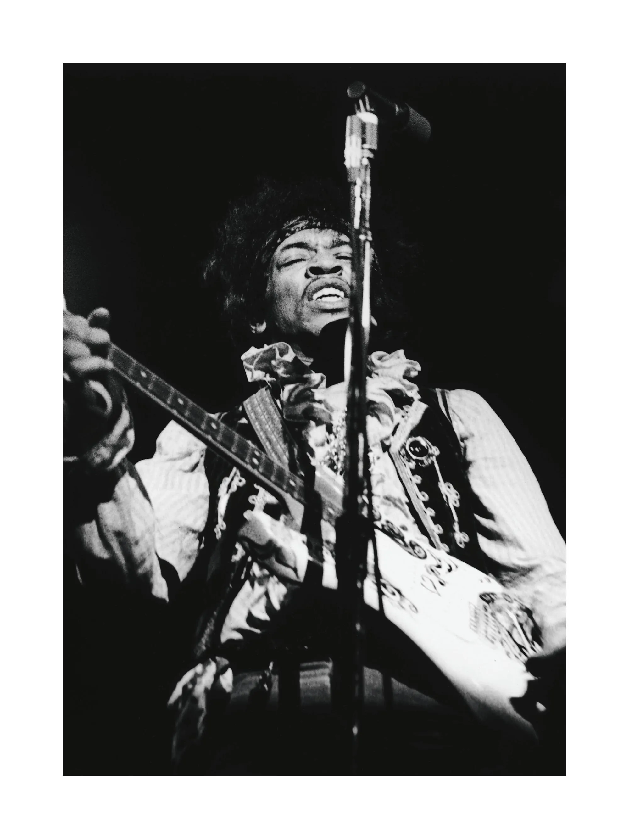 Jimi Hendrix Print 20" x 28" in Jimi Hendrix Print 20" x 28" in