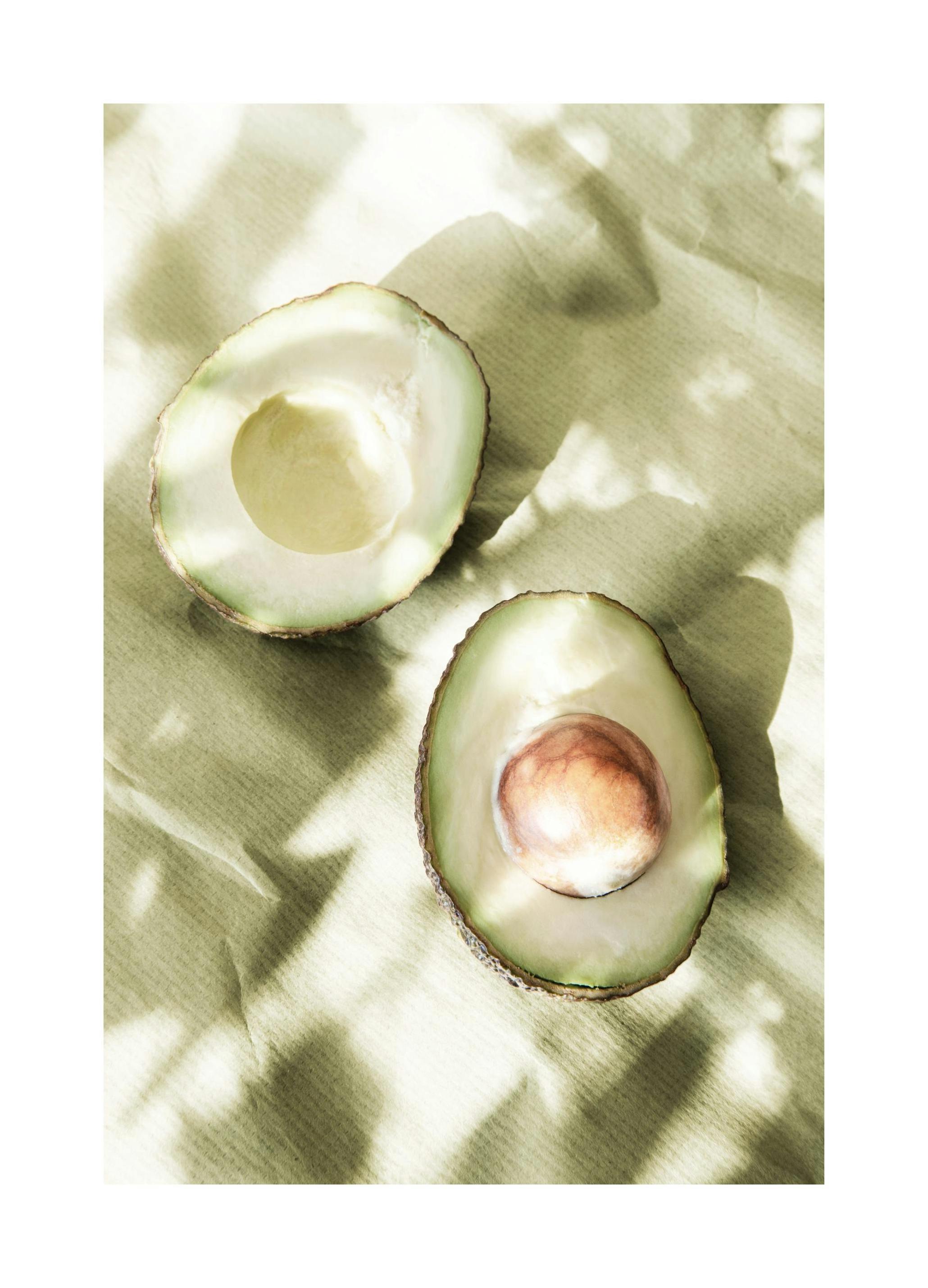 Sunlit Avocados Poster (21x30 cm)- Arte e quadros do cozinha