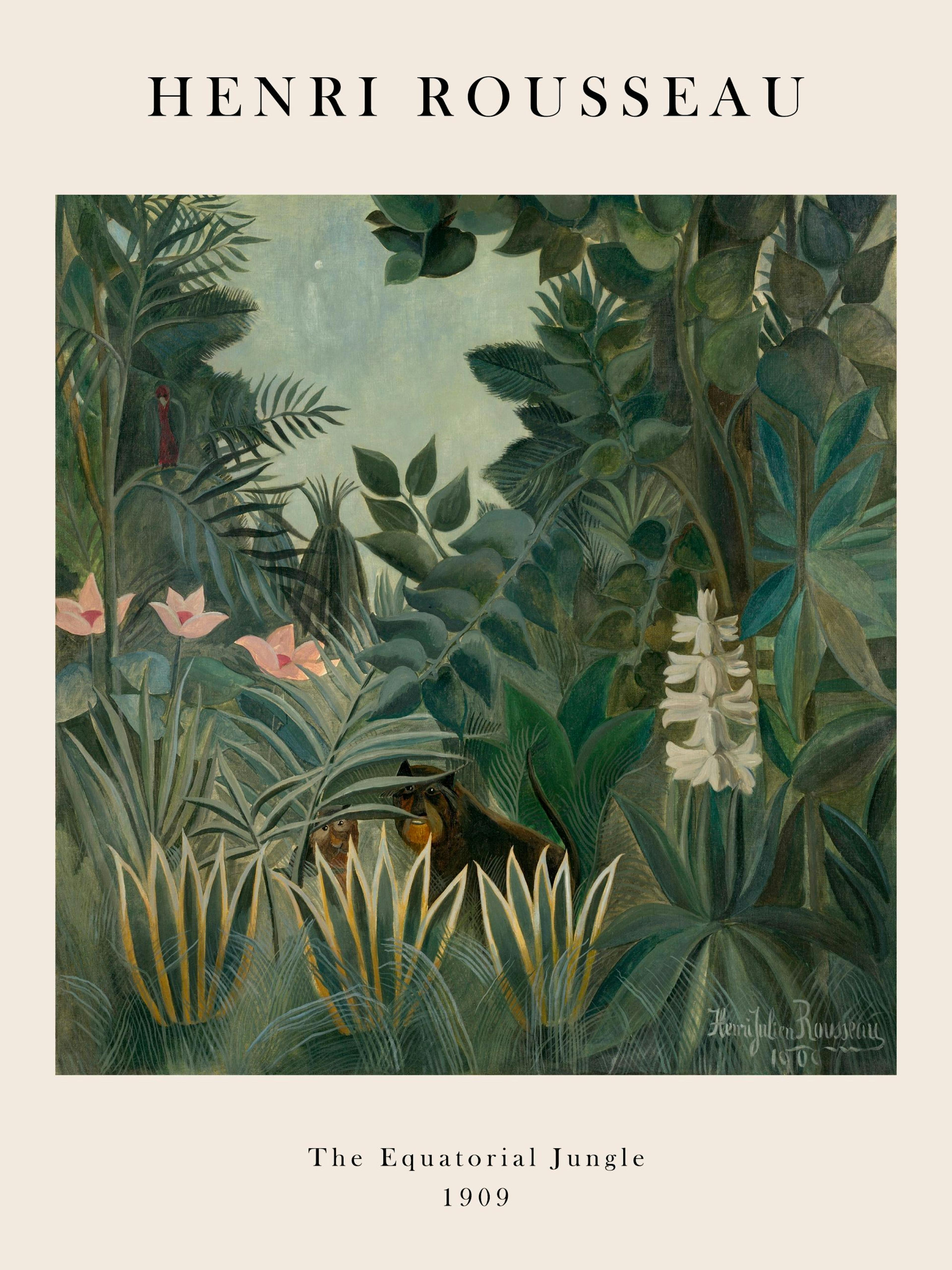 Rousseau - The Equatorial Jungle Plakát 0