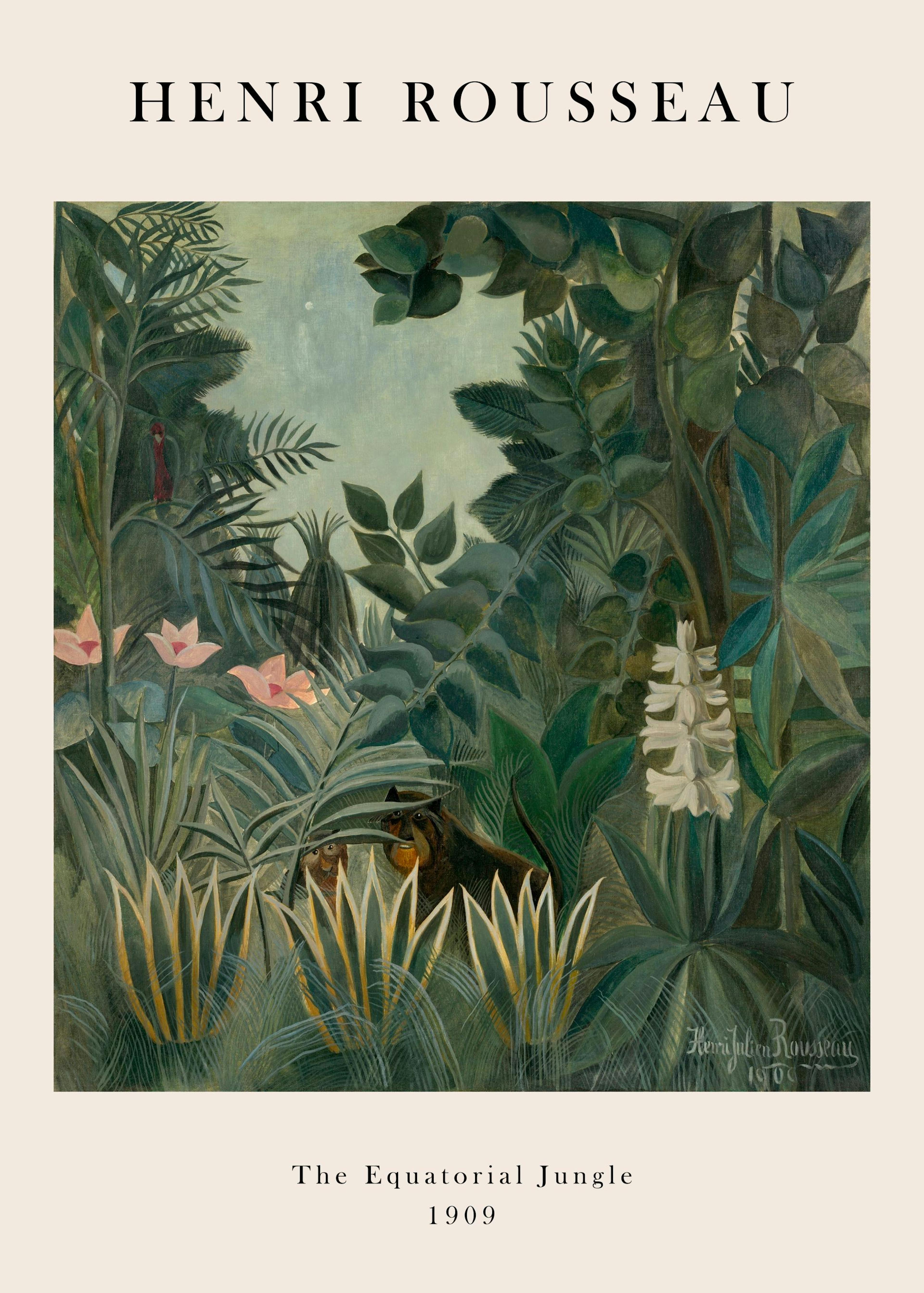 Rousseau - The Equatorial Jungle Plakat 0